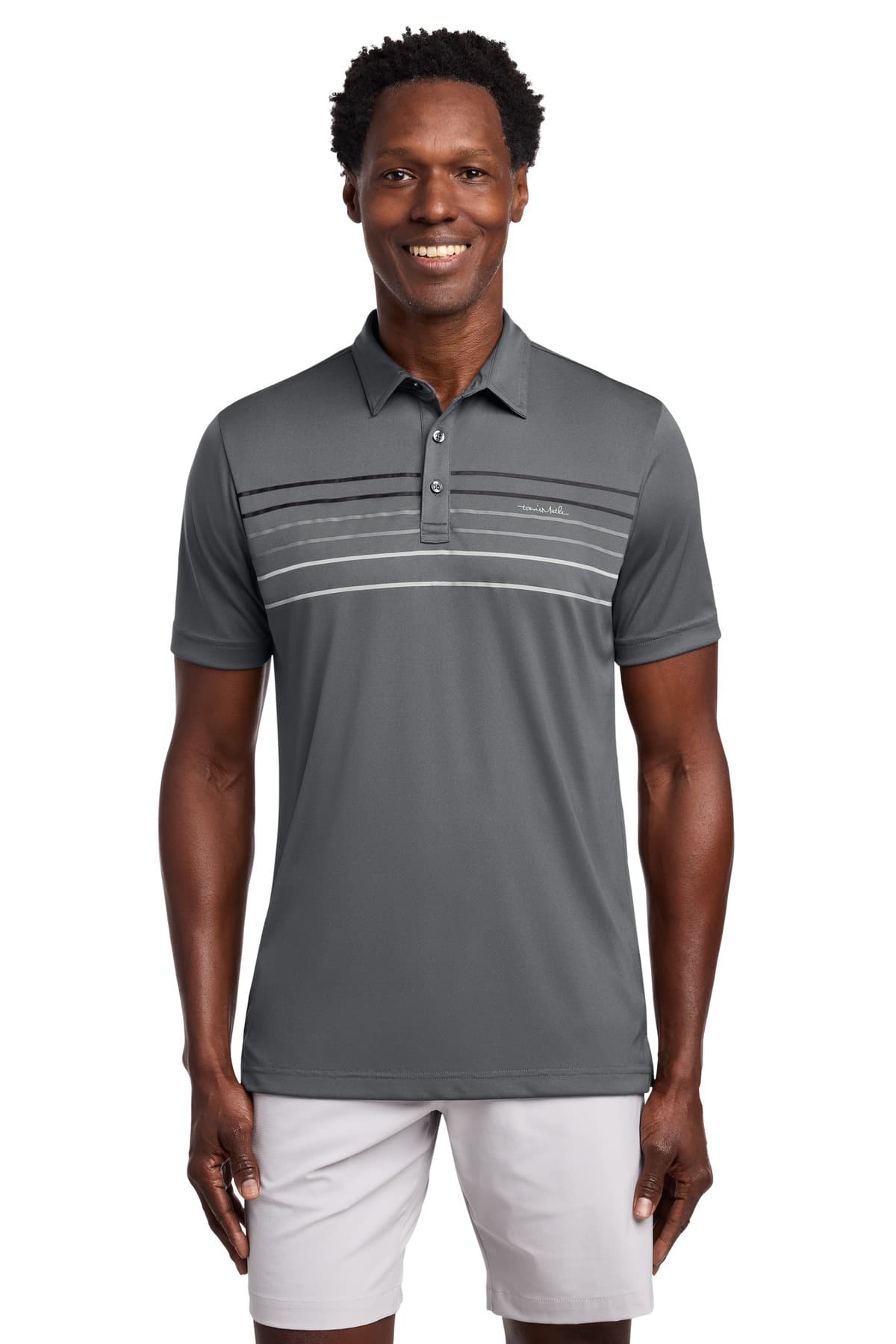 TravisMathew Coto Performance Chest Stripe Polo TM1MY400 thumbnail 4