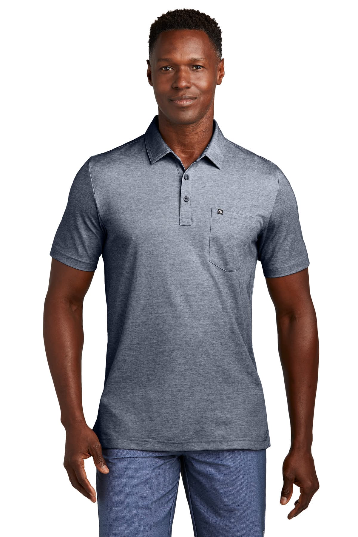 TravisMathew Oceanside Heather Pocket Polo TM1MY404 thumbnail 3