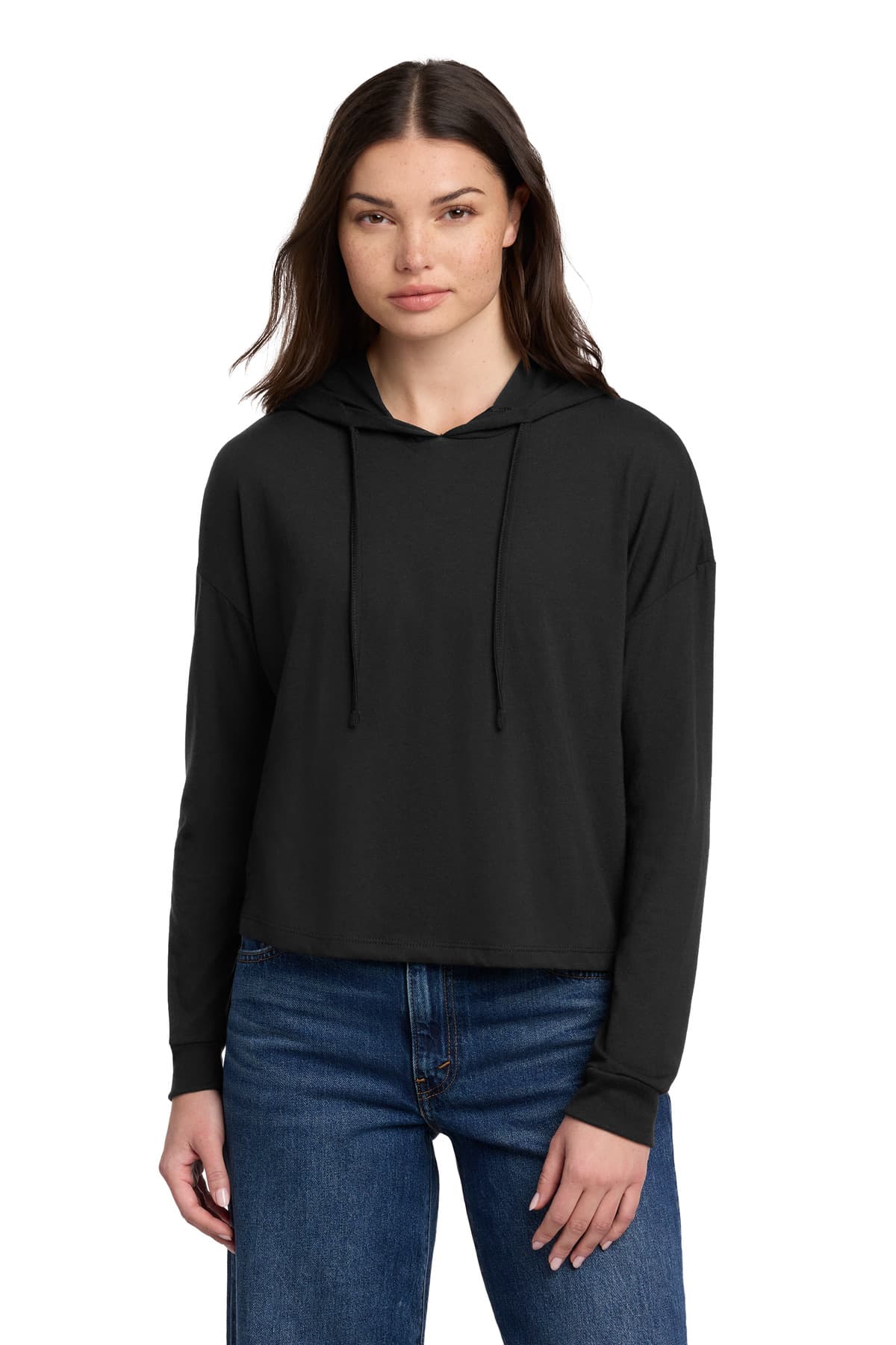 District ® Women's Perfect Tri ® Midi Long Sleeve Hoodie DT1390L thumbnail 2