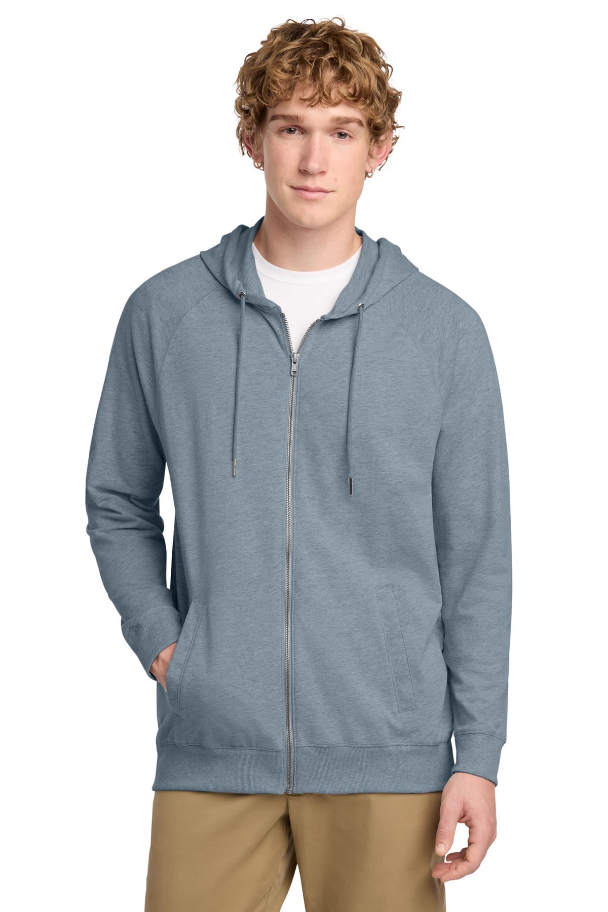 District ® Featherweight French Terry  Full-Zip Hoodie DT573 thumbnail 3