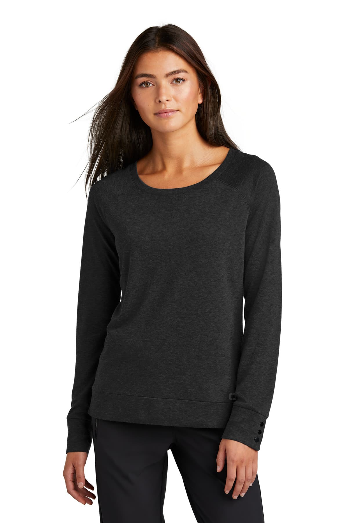 OGIO ® Women's Command Long Sleeve Scoop Neck LOG150 thumbnail 2