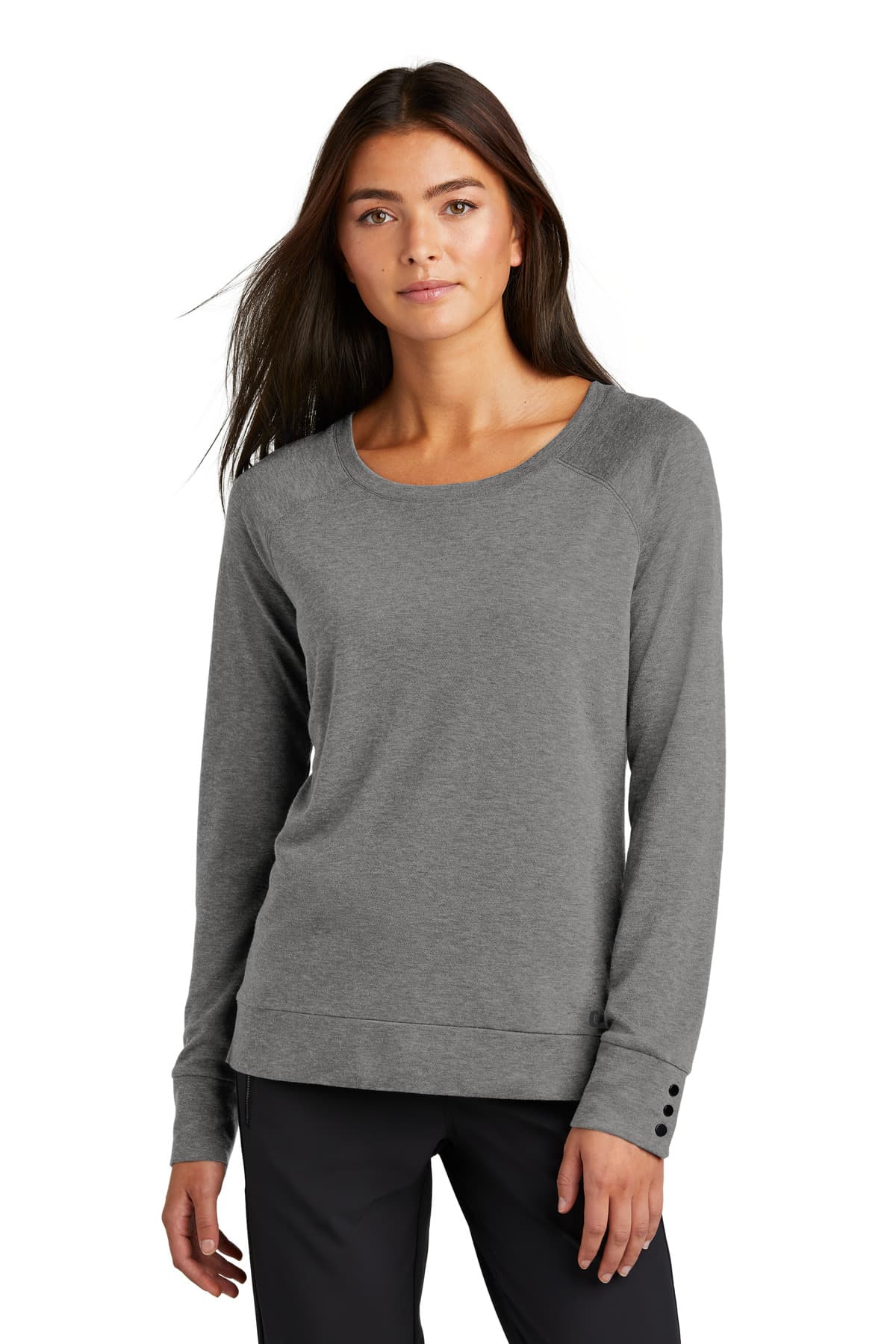 OGIO ® Women's Command Long Sleeve Scoop Neck LOG150 thumbnail 4