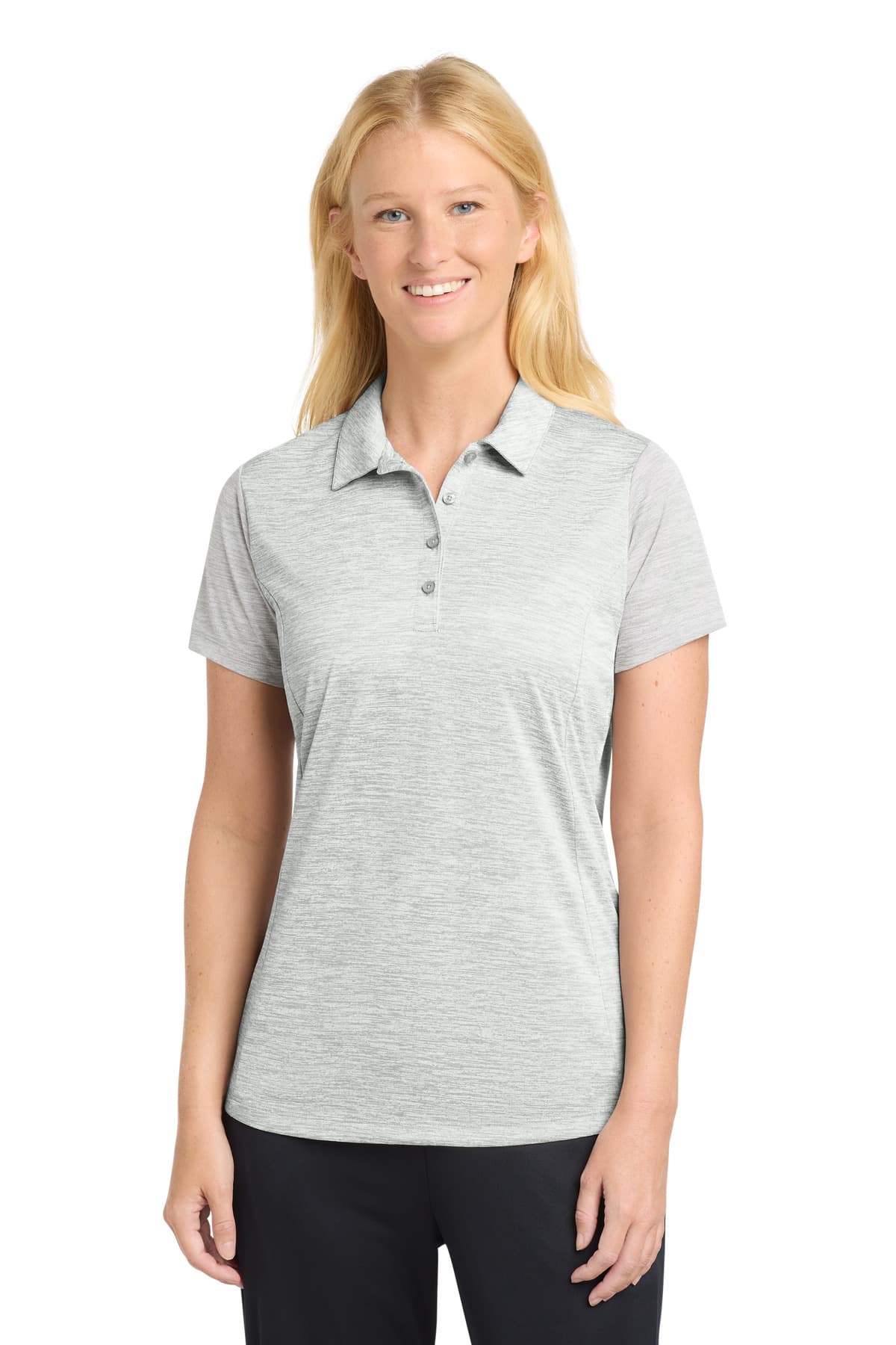 Sport-Tek ® Women's PosiCharge ® Electric Heather Polo. LST590 thumbnail 5