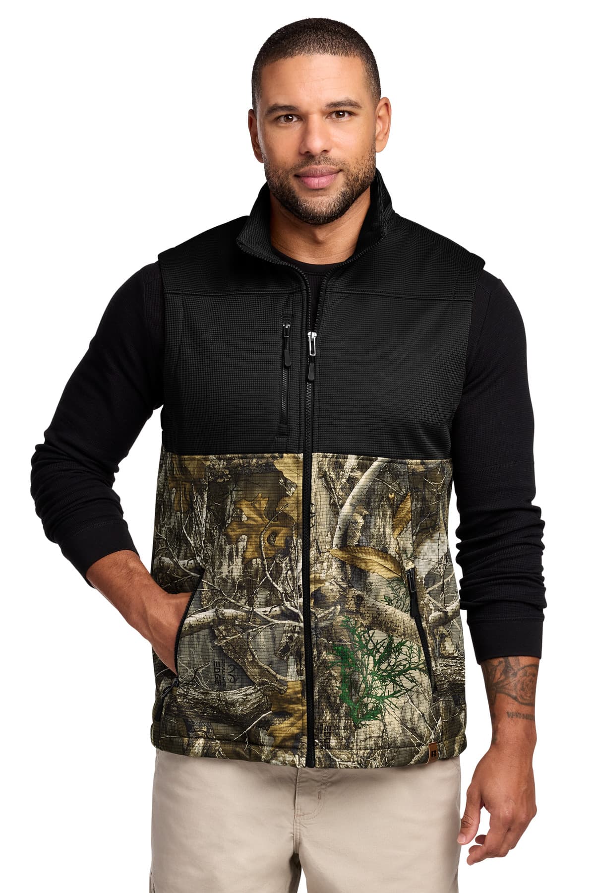 Russell Outdoors  Realtree ® Atlas Colorblock Soft Shell Vest RU604 thumbnail 3