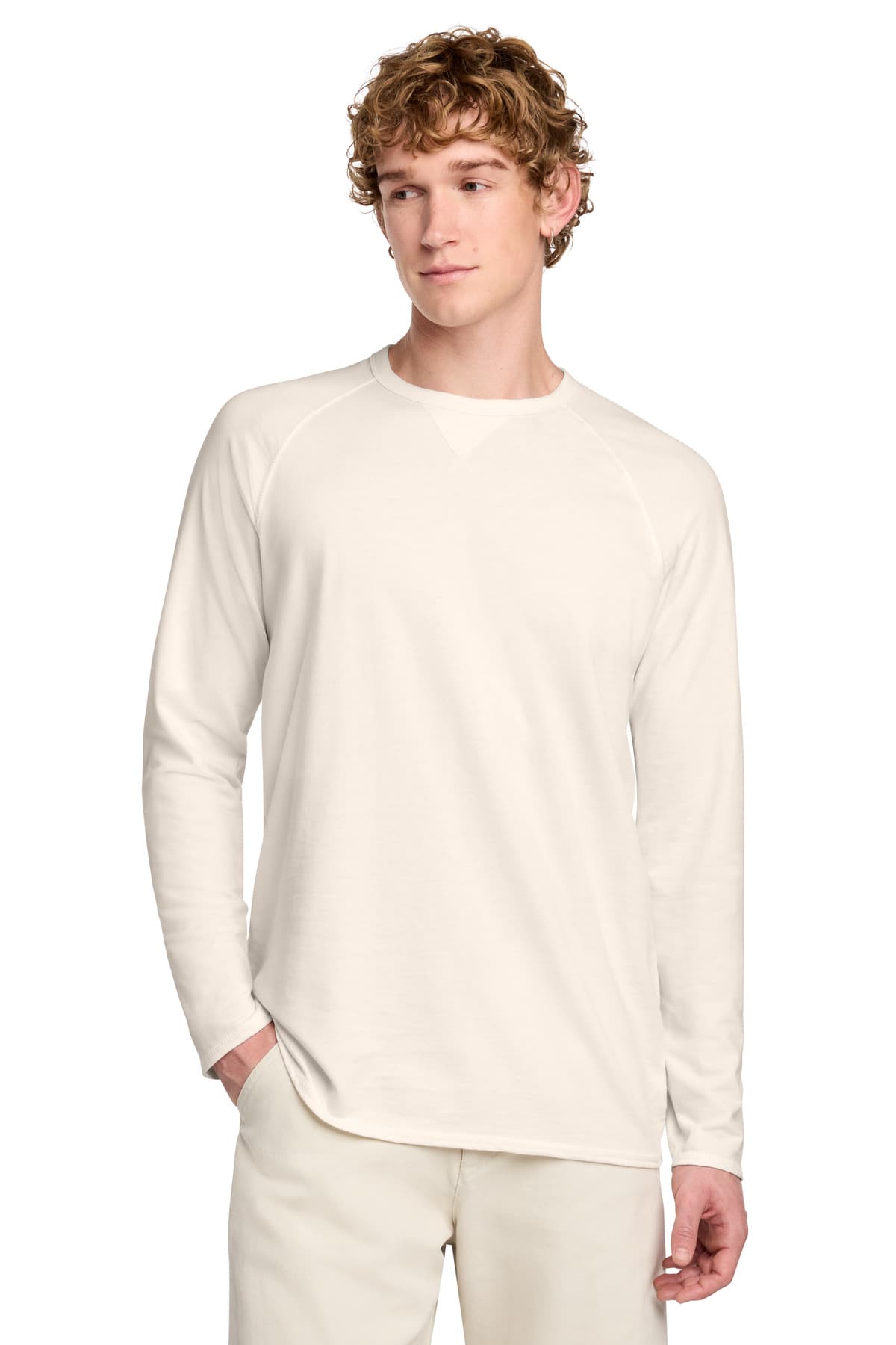 District ® Featherweight French Terry  Long Sleeve Crewneck DT572 thumbnail 4