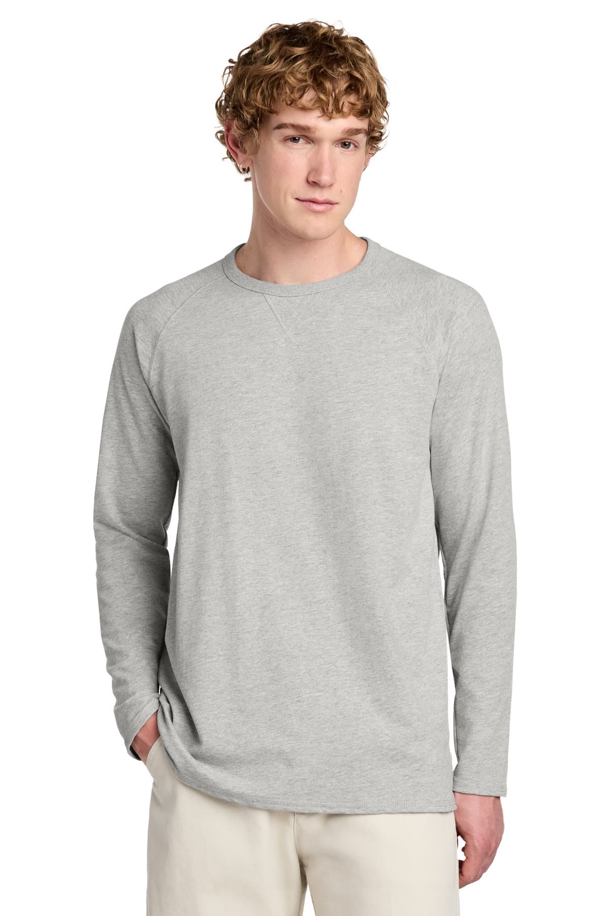 District ® Featherweight French Terry  Long Sleeve Crewneck DT572 thumbnail 5