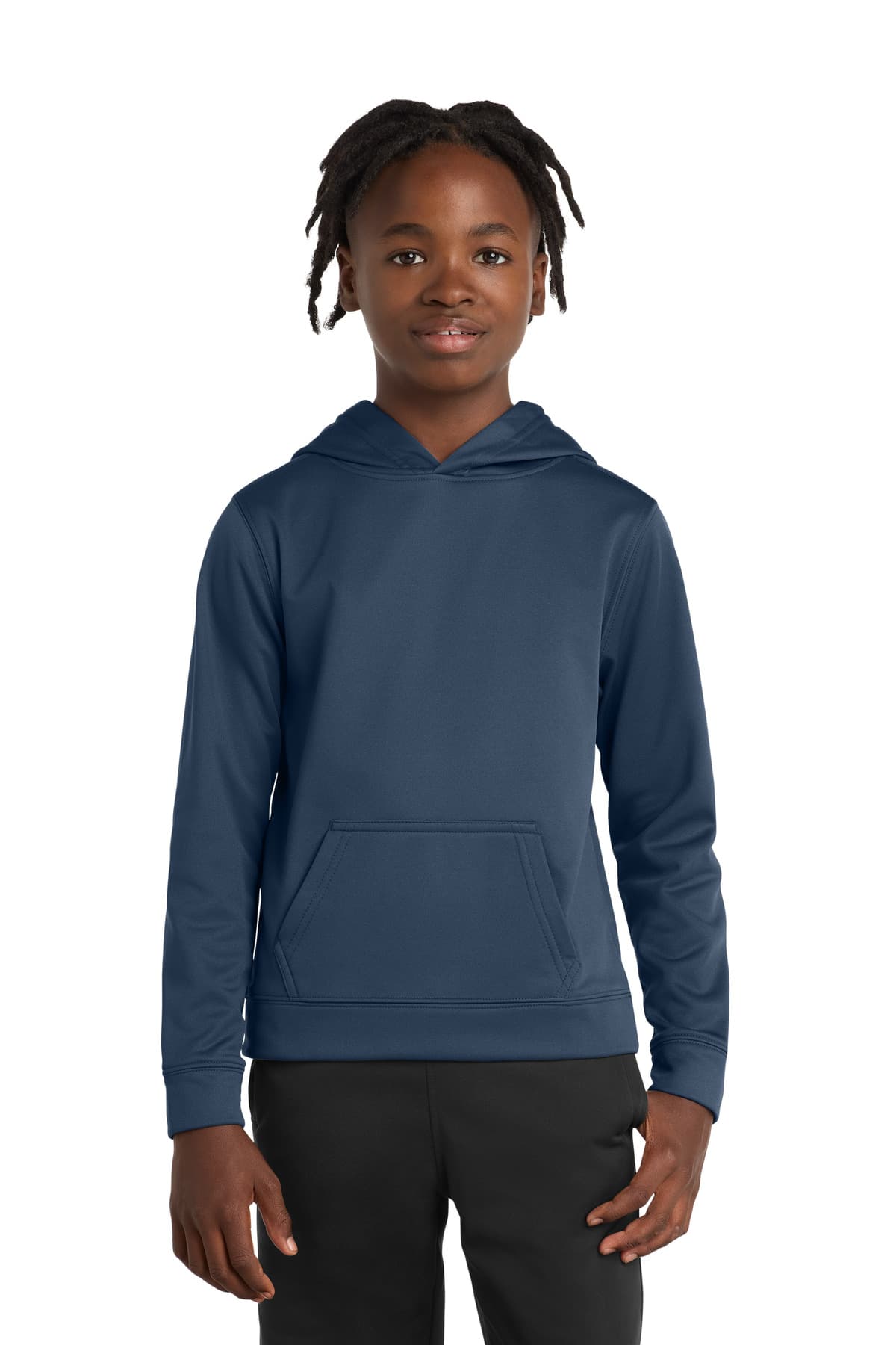 Port & Co  Youth Performance Fleece Pullover Hooded Sweatshirt. PC590YH thumbnail 3