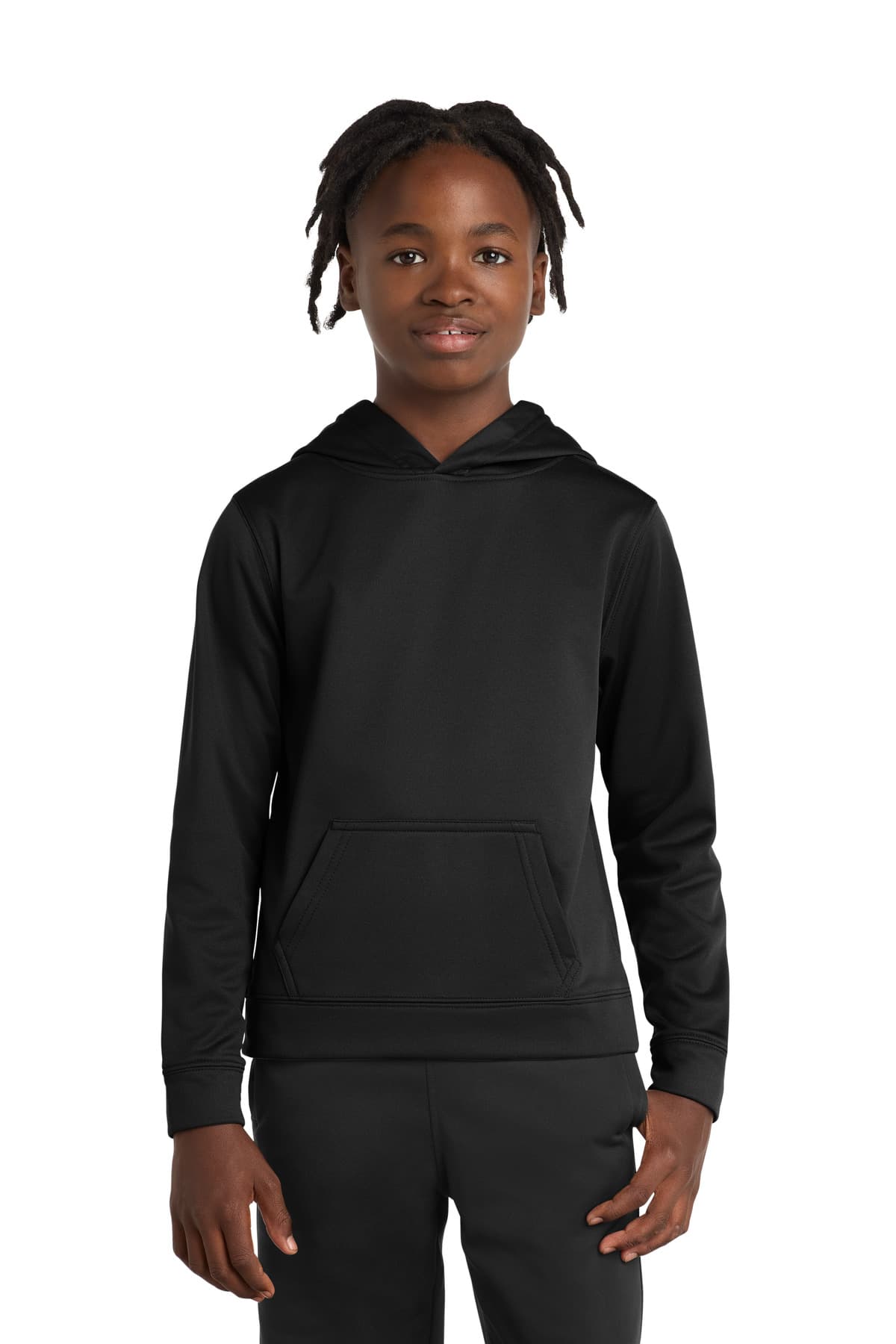 Port & Co  Youth Performance Fleece Pullover Hooded Sweatshirt. PC590YH thumbnail 4