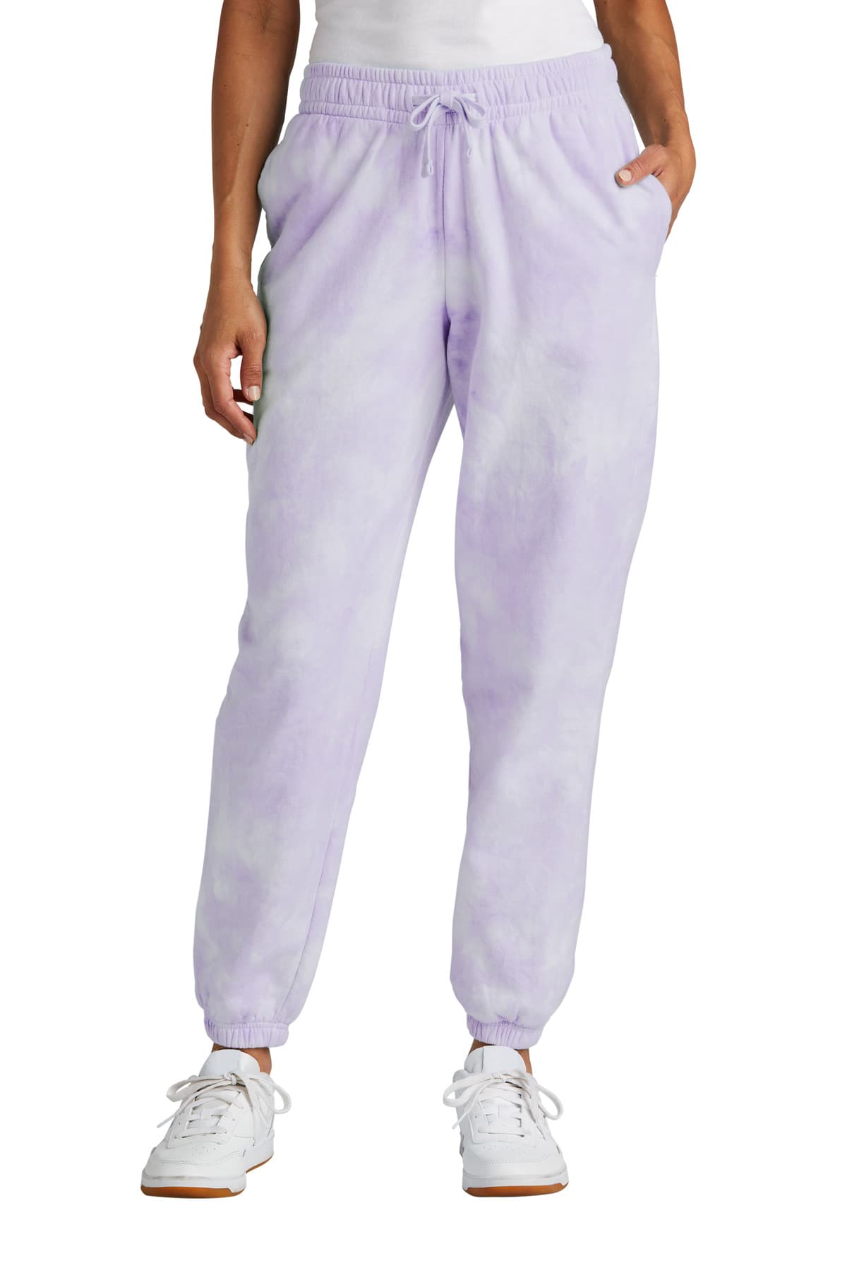 Port & Co  Women's Beach Wash ® Cloud Tie-Dye Sweatpant LPC140P thumbnail 2