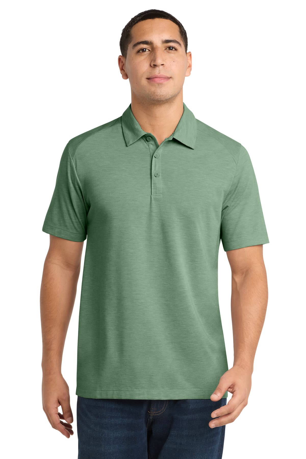 Sport-Tek ® PosiCharge ® Tri-Blend Wicking Polo. ST405 thumbnail 4