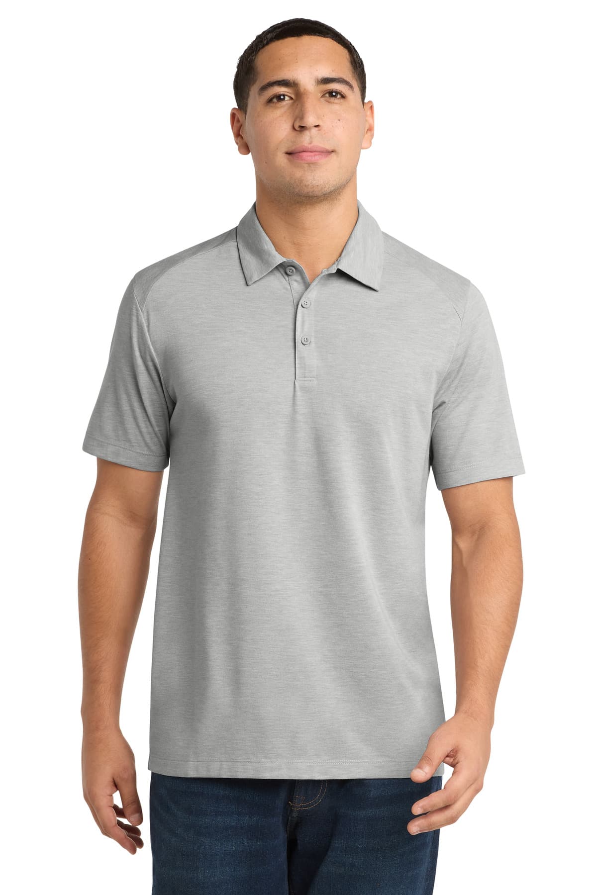 Sport-Tek ® PosiCharge ® Tri-Blend Wicking Polo. ST405 thumbnail 5