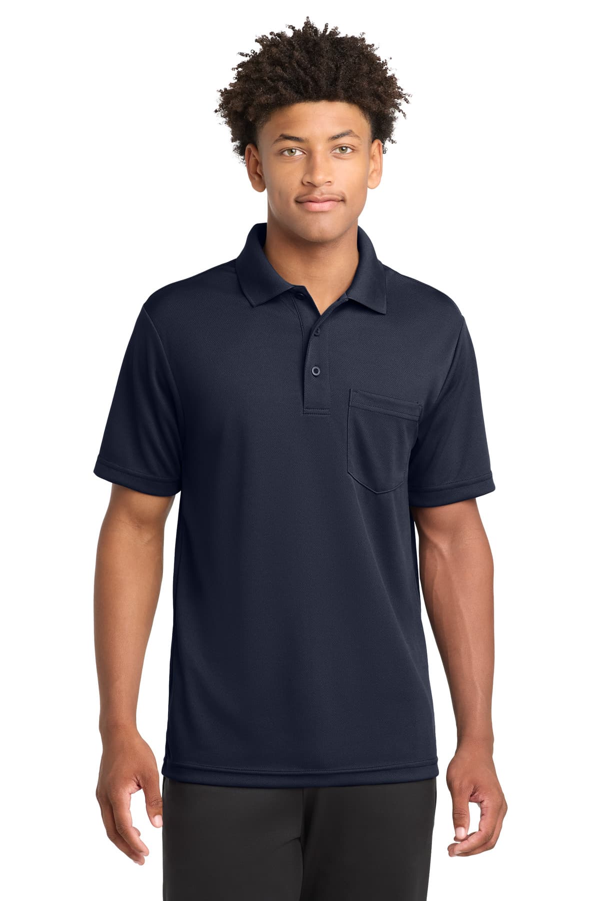 Sport-Tek ® PosiCharge ® RacerMesh ® Pocket Polo. ST640P thumbnail 4