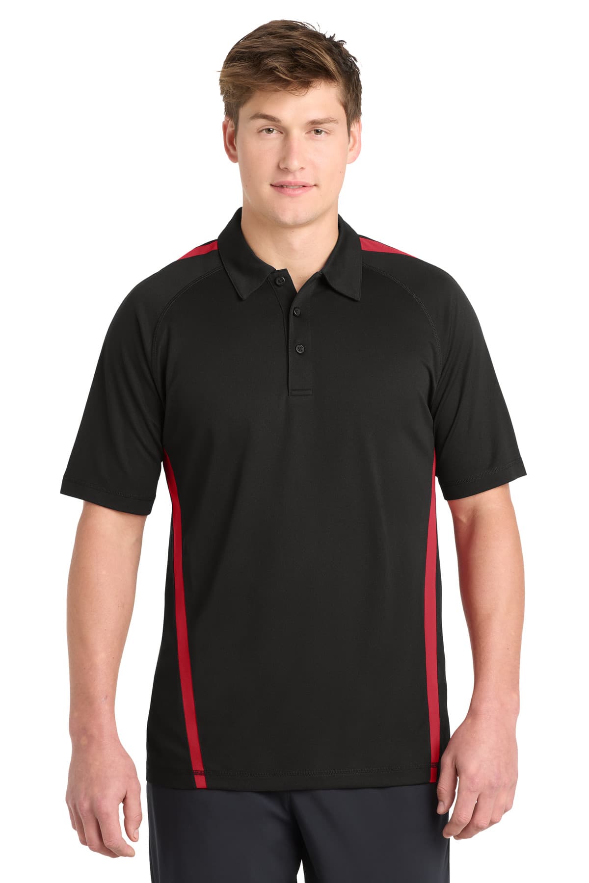 Sport-Tek ® PosiCharge ® Micro-Mesh Colorblock Polo. ST685 thumbnail 2