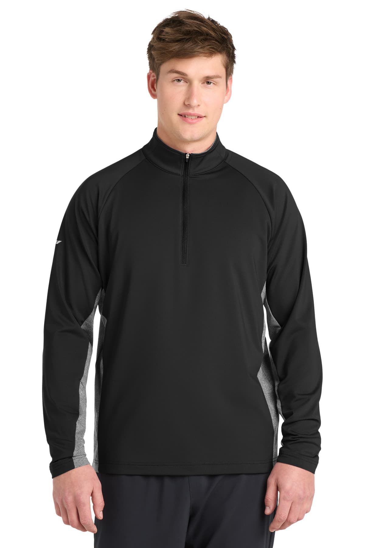 Sport-Tek ® Sport-Wick ® Stretch Contrast 1/4-Zip Pullover. ST854 thumbnail 2