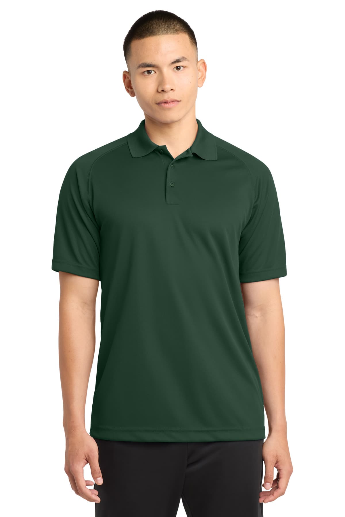 Sport-Tek ® Dry Zone ® Raglan Polo. T475 thumbnail 3