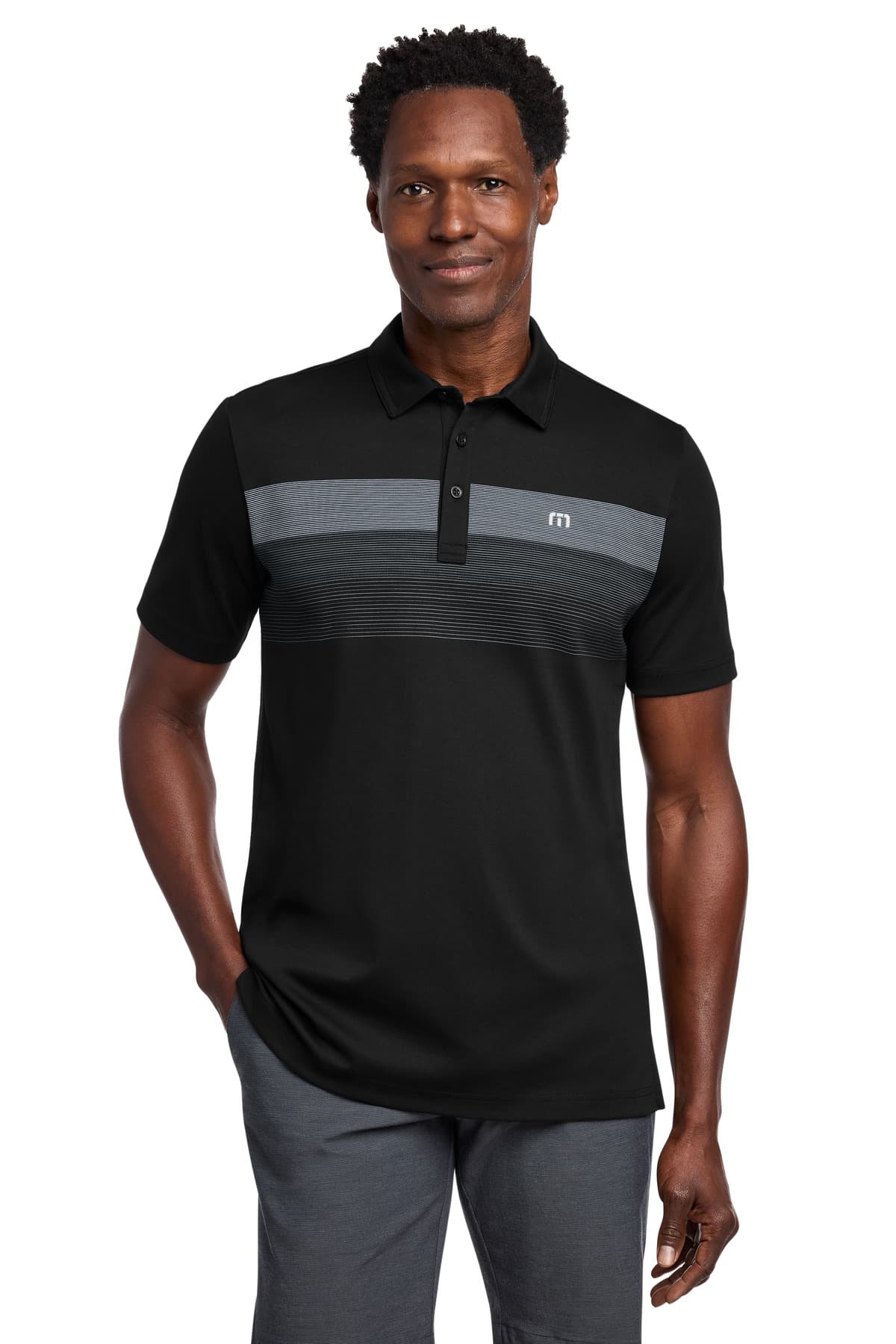 TravisMathew Coastal Chest Stripe Polo TM1MY402 thumbnail 2