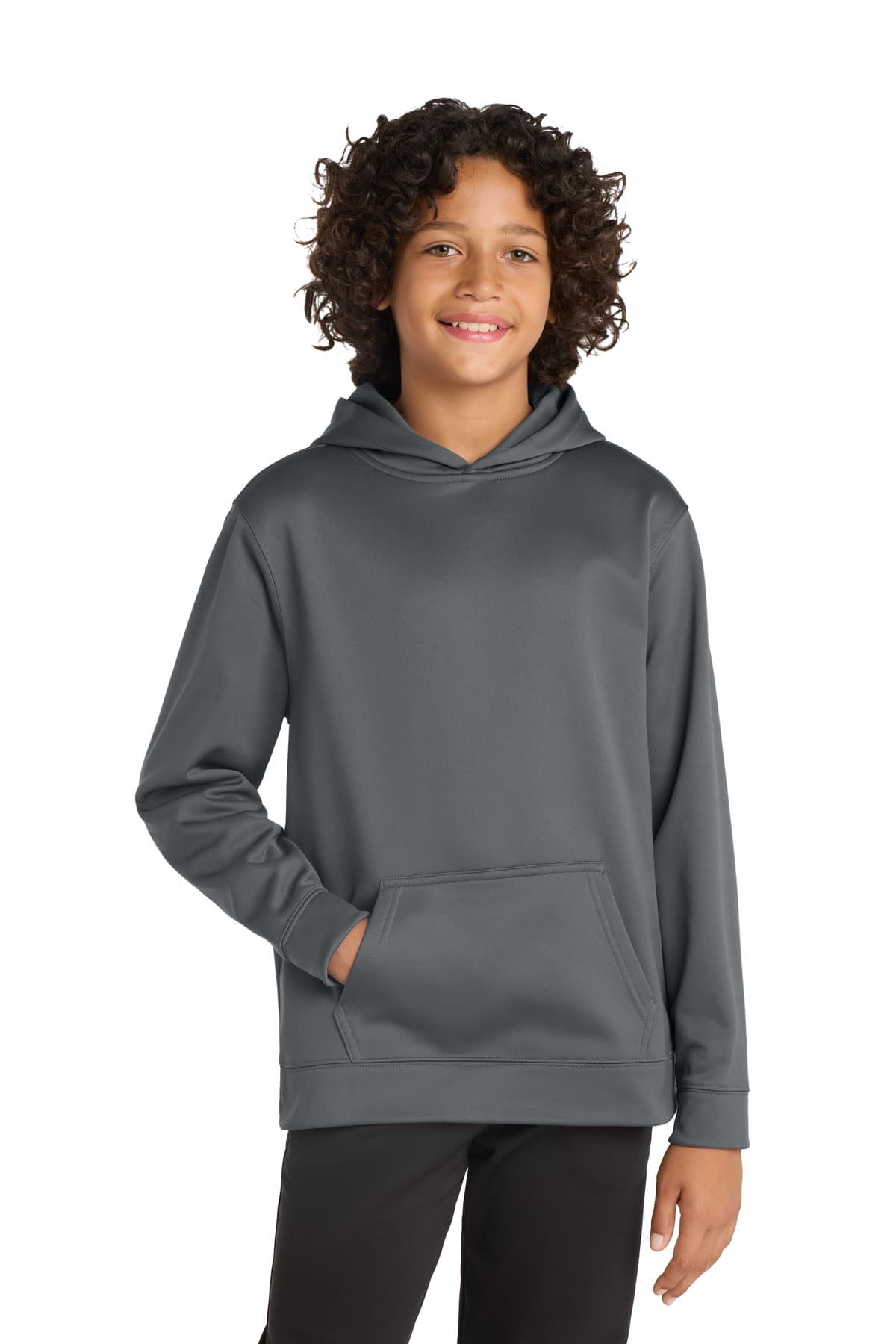 Sport-Tek ® Youth Sport-Wick ® Fleece Hooded Pullover. YST244 thumbnail 3