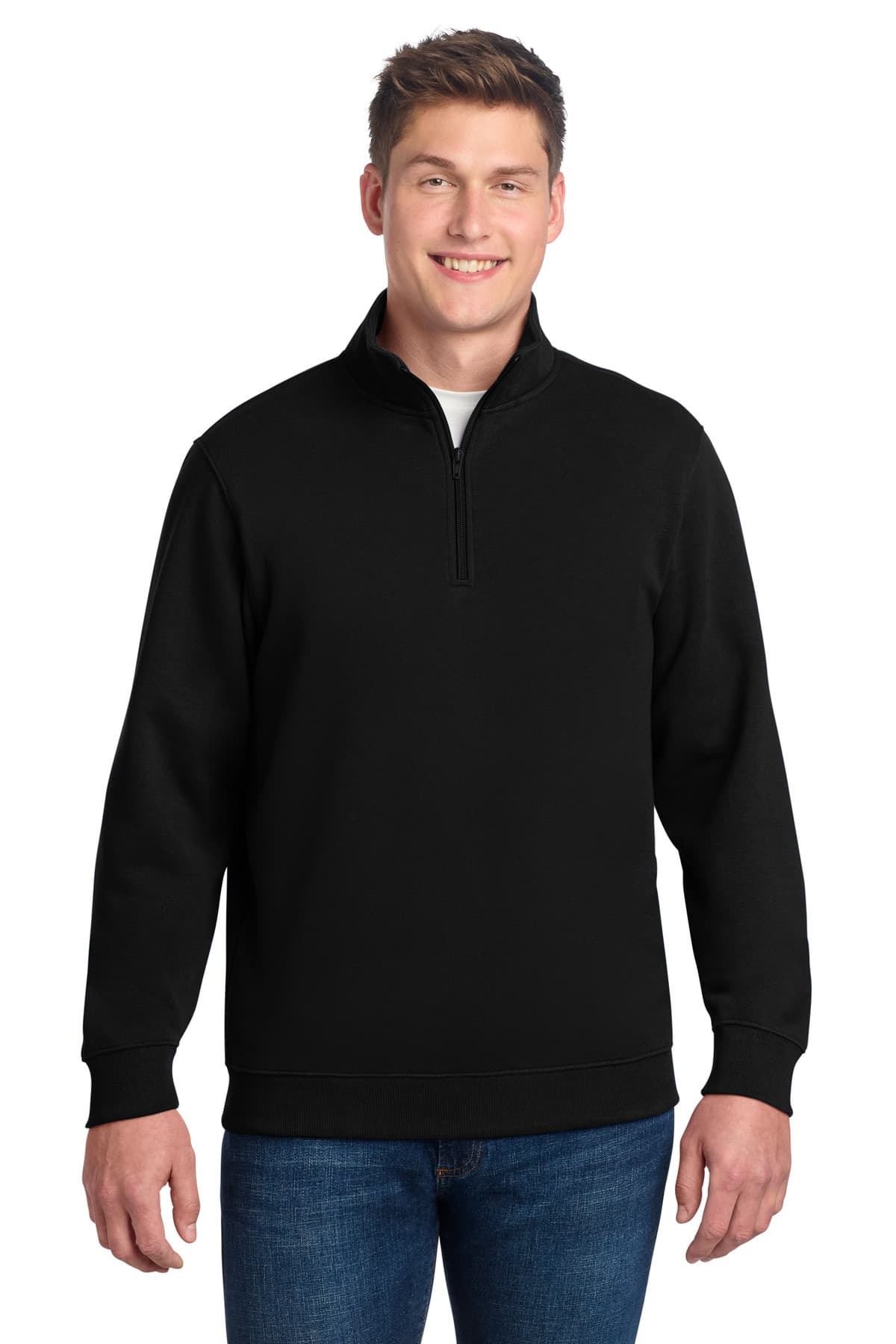 Sport-Tek ® Tall 1/4-Zip Sweatshirt. TST253 thumbnail 2