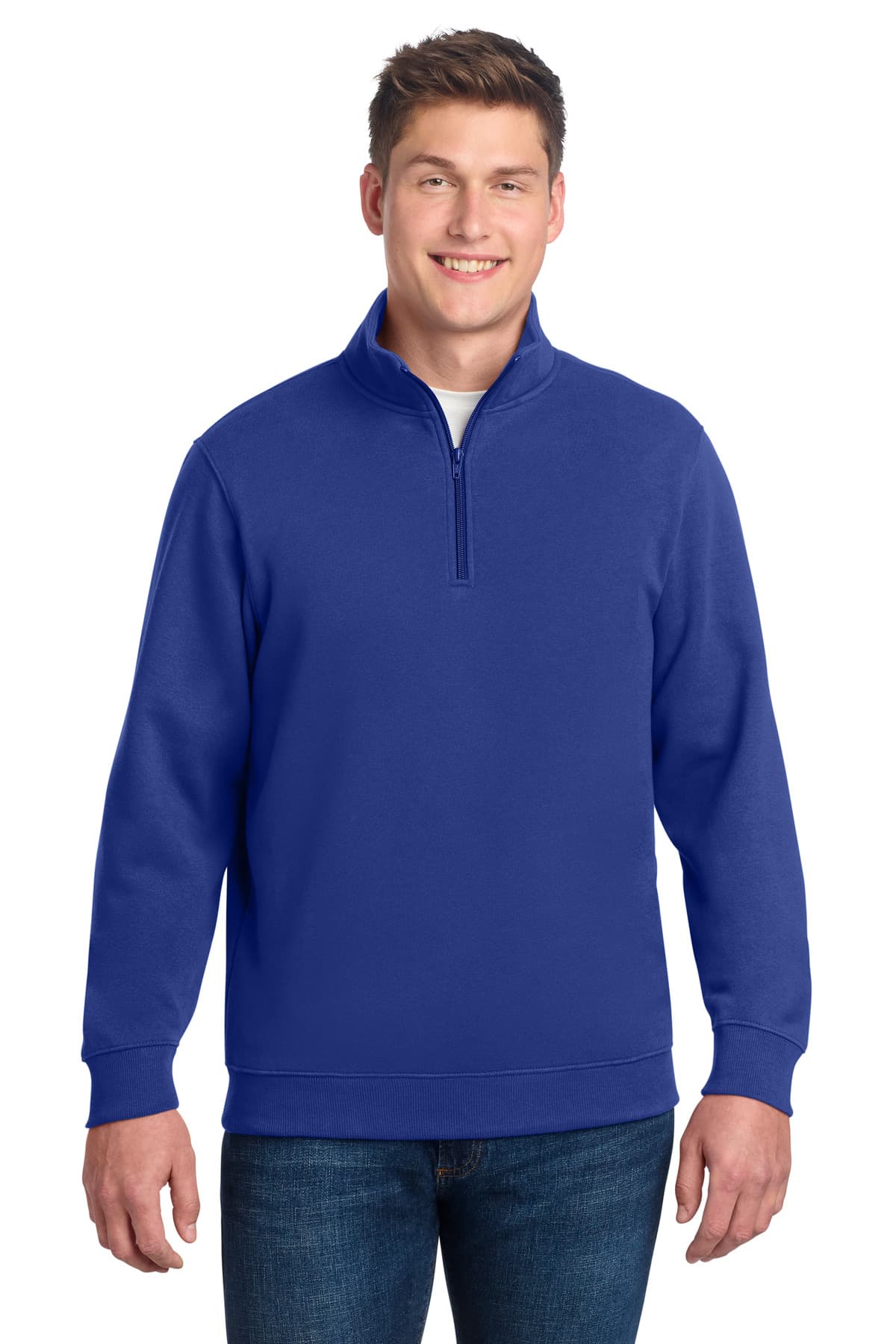 Sport-Tek ® Tall 1/4-Zip Sweatshirt. TST253 thumbnail 5
