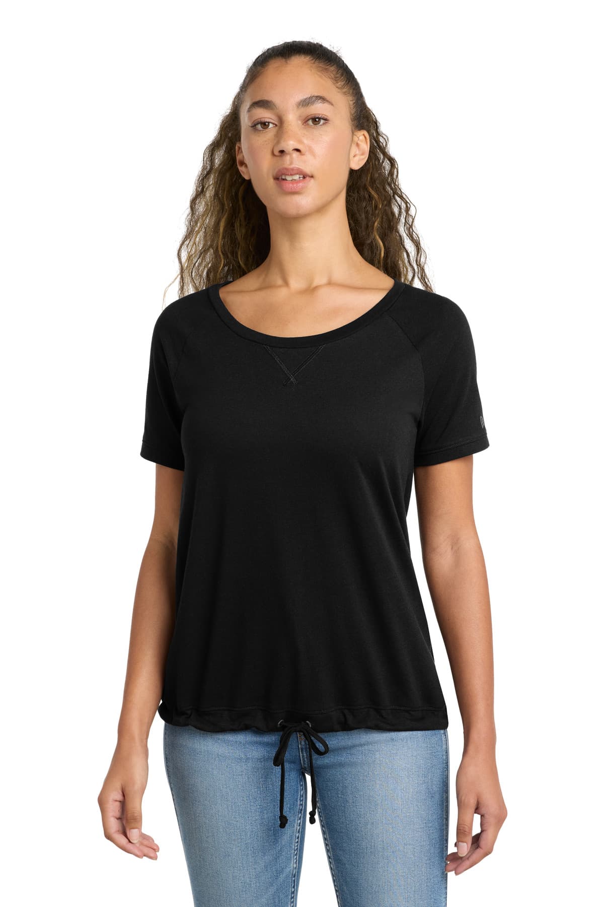 New Era ® Women's Tri-Blend Performance Cinch Tee. LNEA133 thumbnail 2