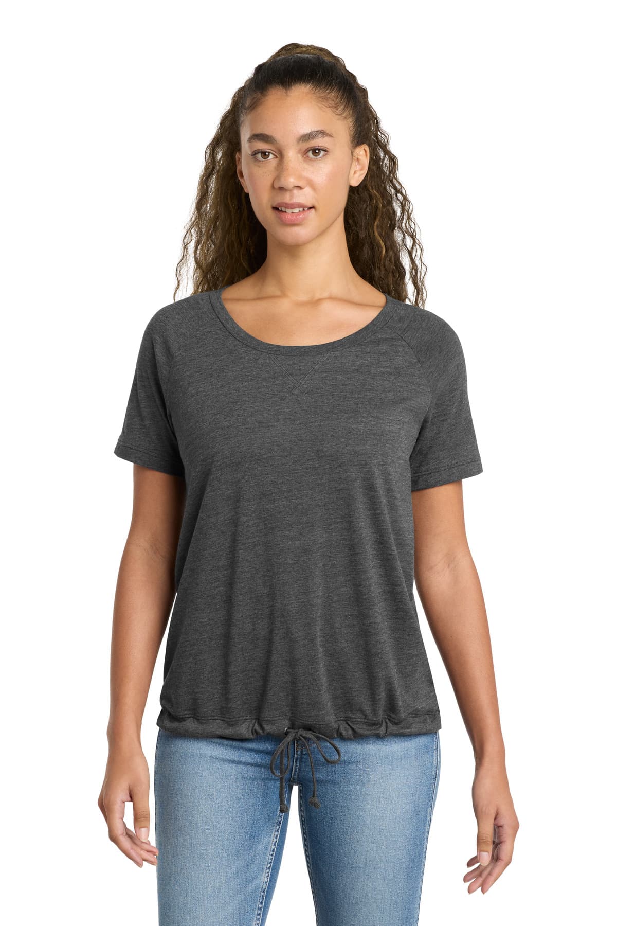 New Era ® Women's Tri-Blend Performance Cinch Tee. LNEA133 thumbnail 3