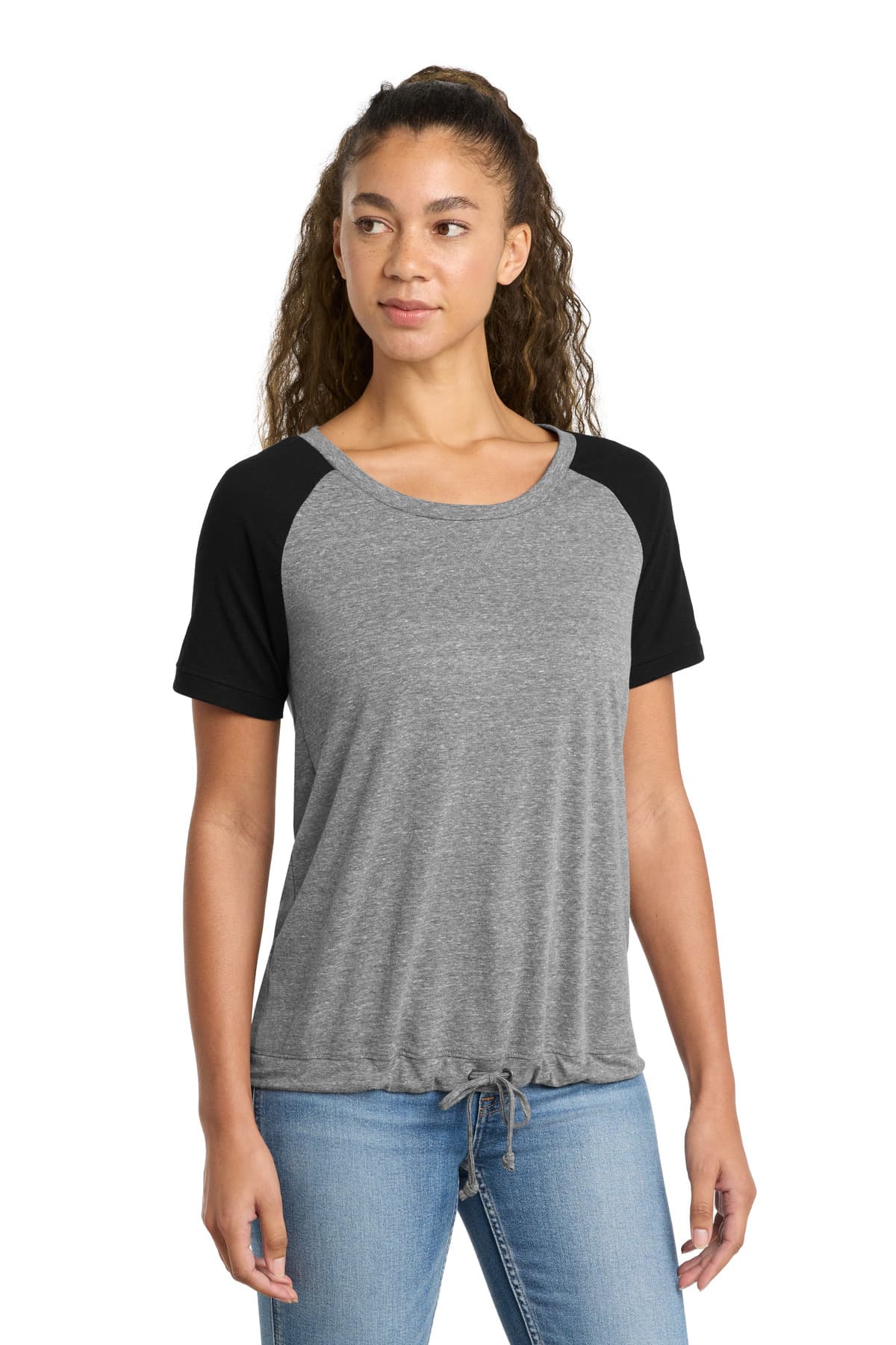 New Era ® Women's Tri-Blend Performance Cinch Tee. LNEA133 thumbnail 4