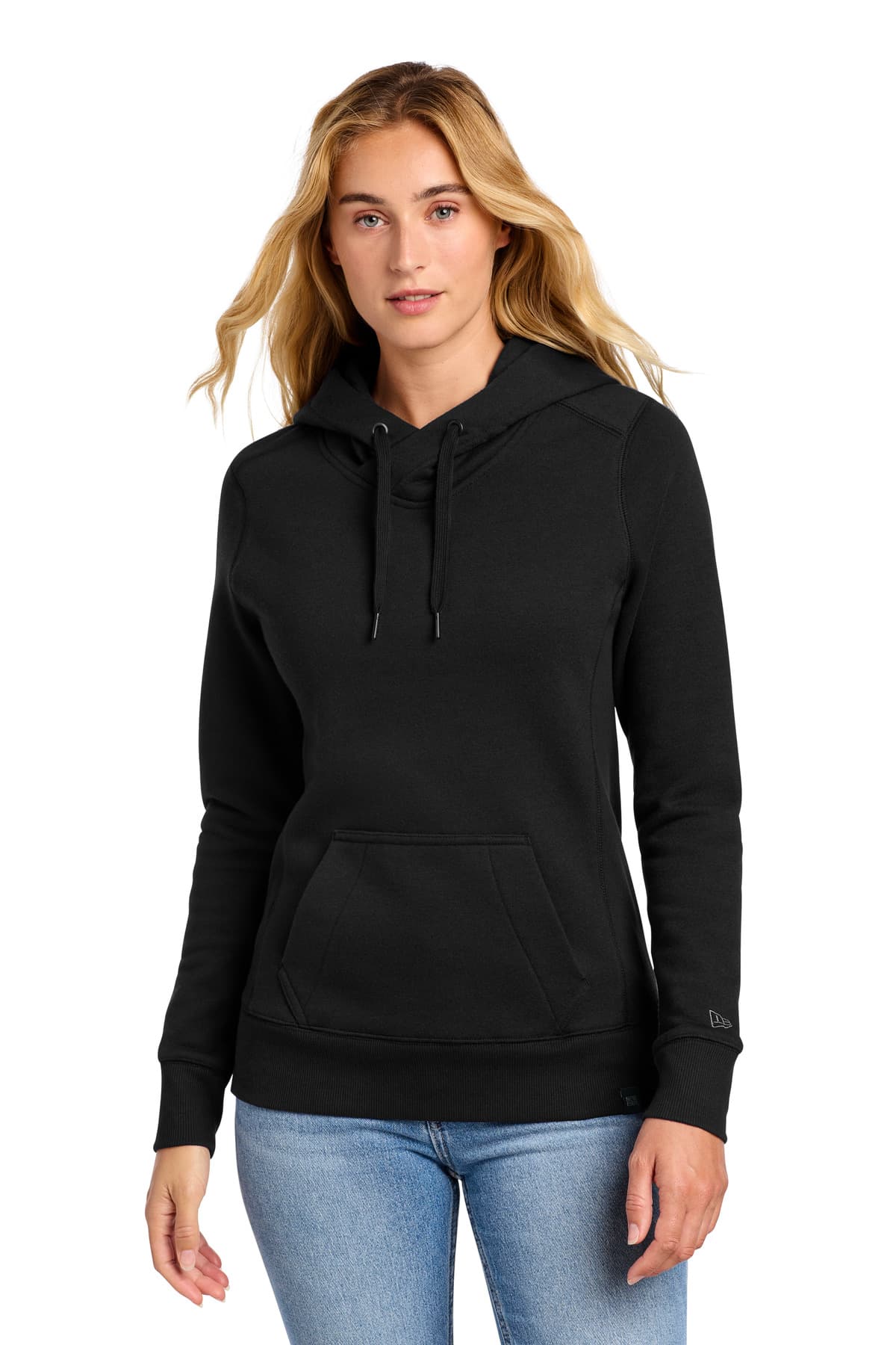 New Era ® Women's French Terry Pullover Hoodie. LNEA500 thumbnail 2