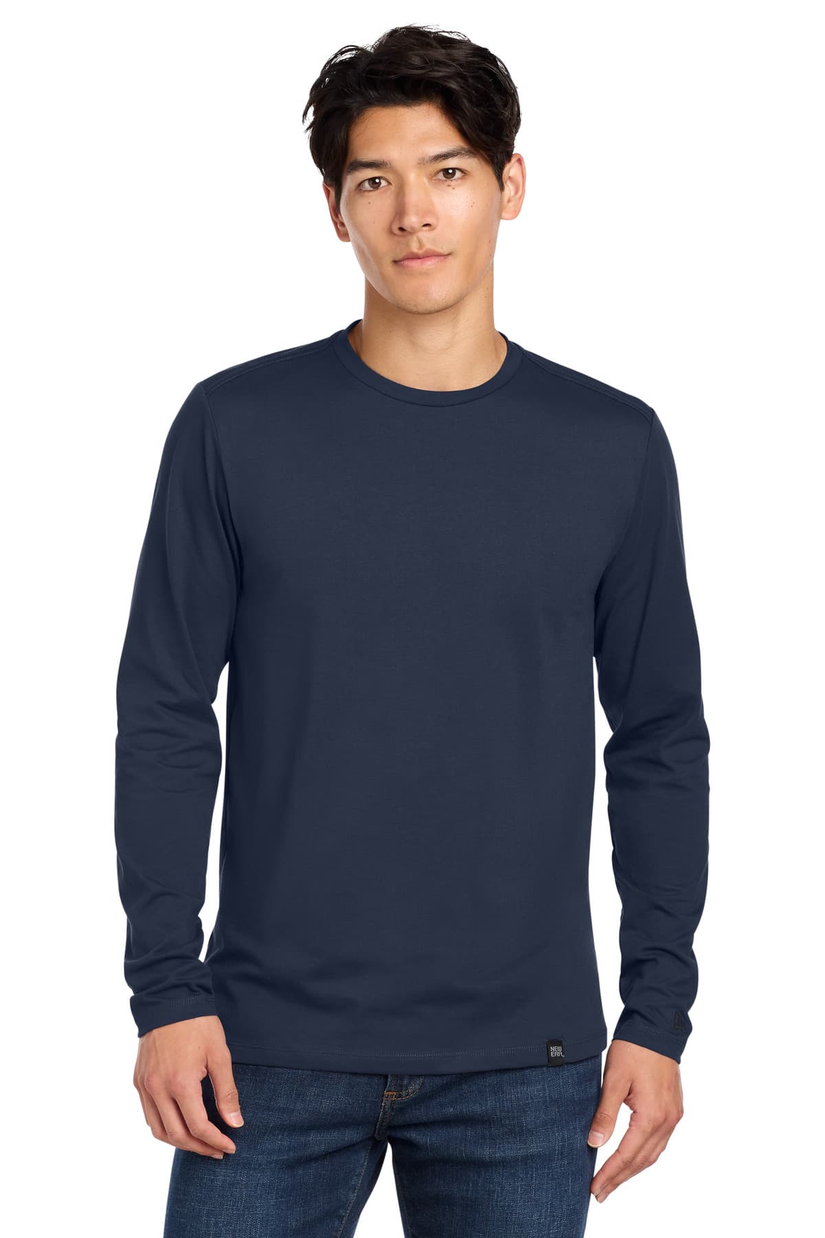 New Era ® Heritage Blend Long Sleeve Crew Tee. NEA102 thumbnail 4