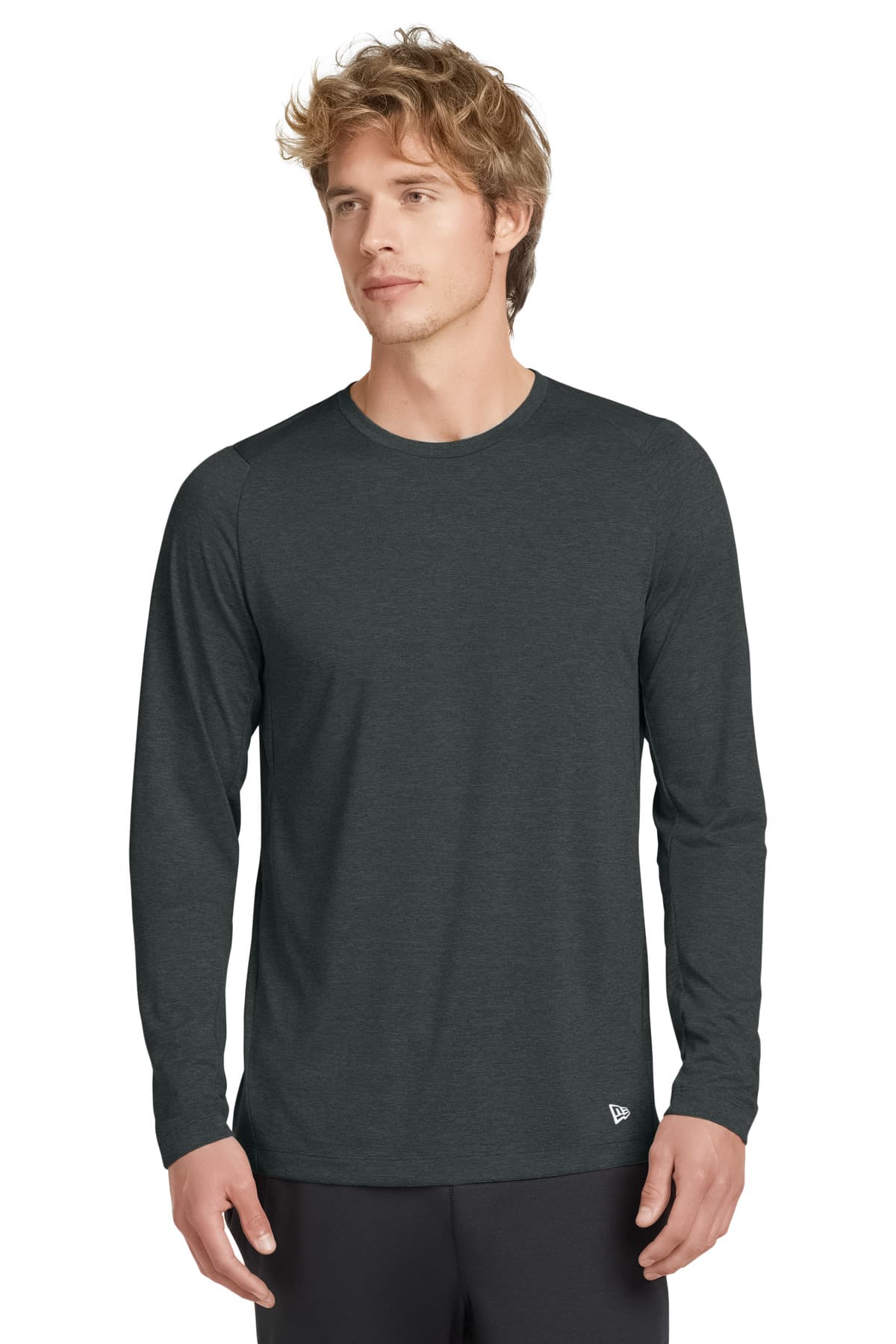 New Era ® Series Performance Long Sleeve Crew Tee. NEA201 thumbnail 4