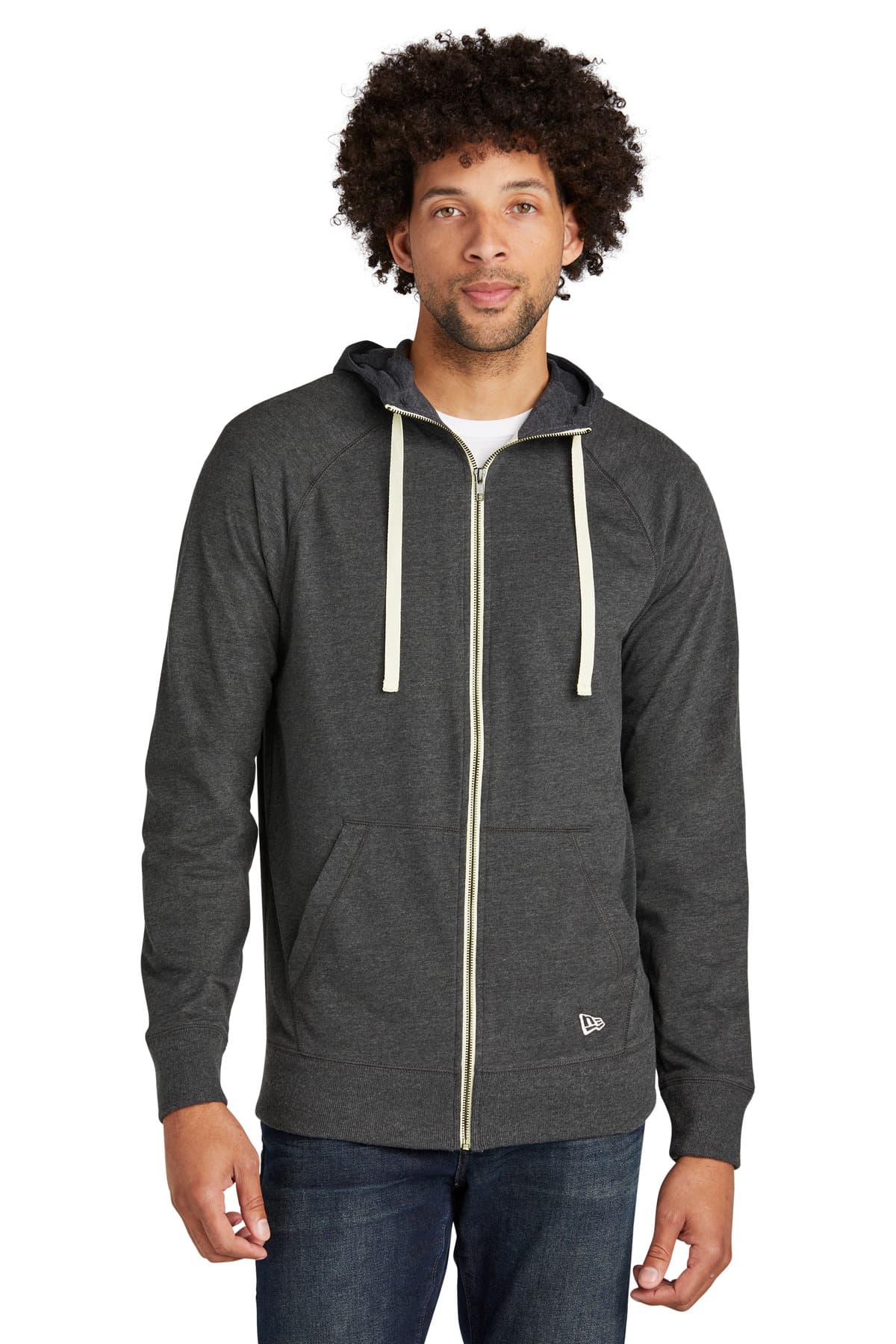 New Era ® Sueded Cotton Blend Full-Zip Hoodie. NEA122 thumbnail 2