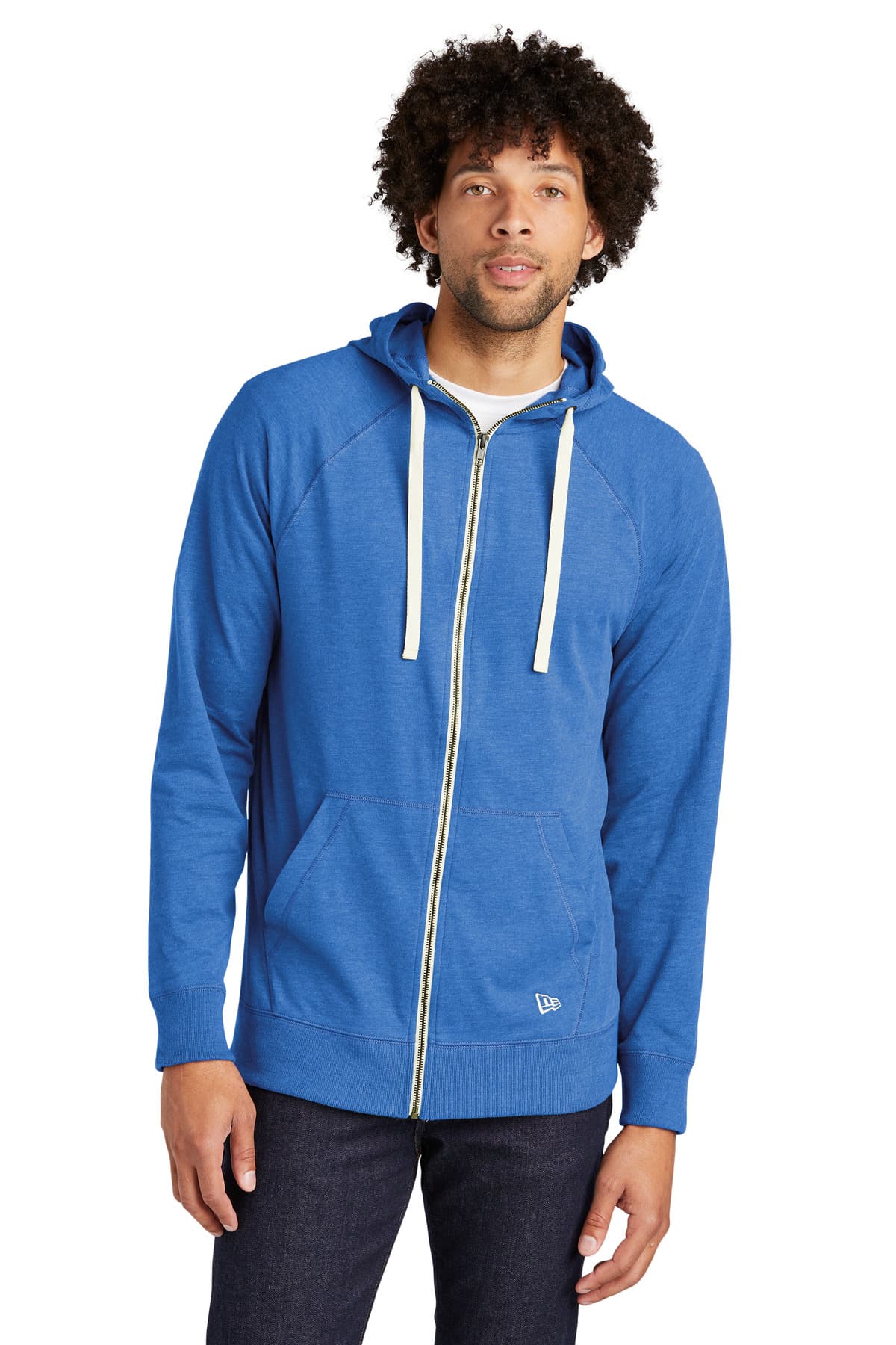 New Era ® Sueded Cotton Blend Full-Zip Hoodie. NEA122 thumbnail 4