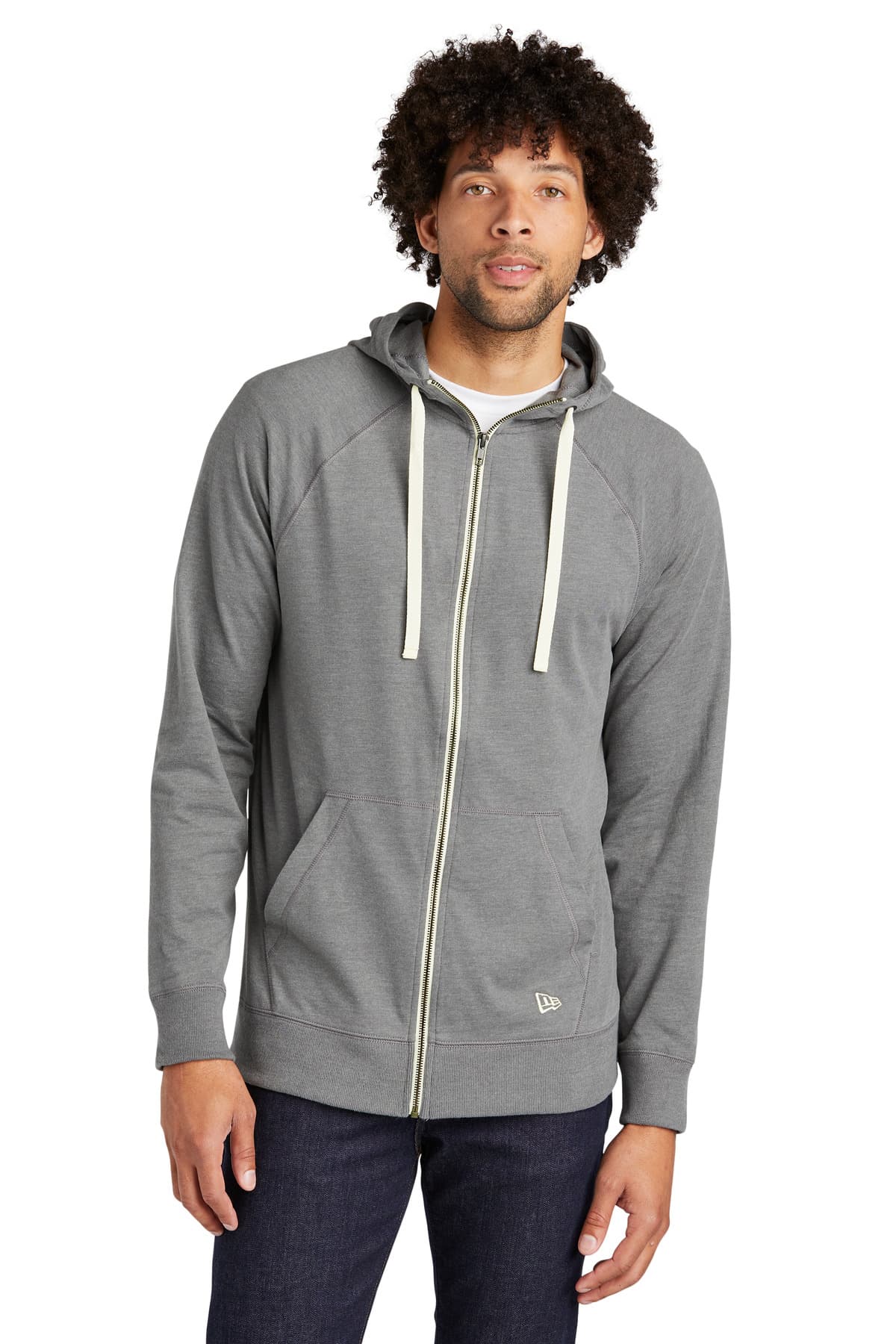 New Era ® Sueded Cotton Blend Full-Zip Hoodie. NEA122 thumbnail 5