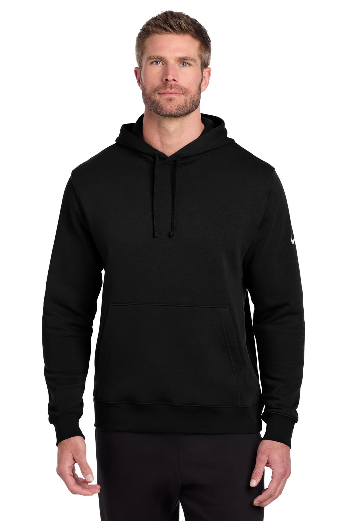 Nike Club Fleece Sleeve Swoosh Pullover Hoodie NKDR1499 thumbnail 3