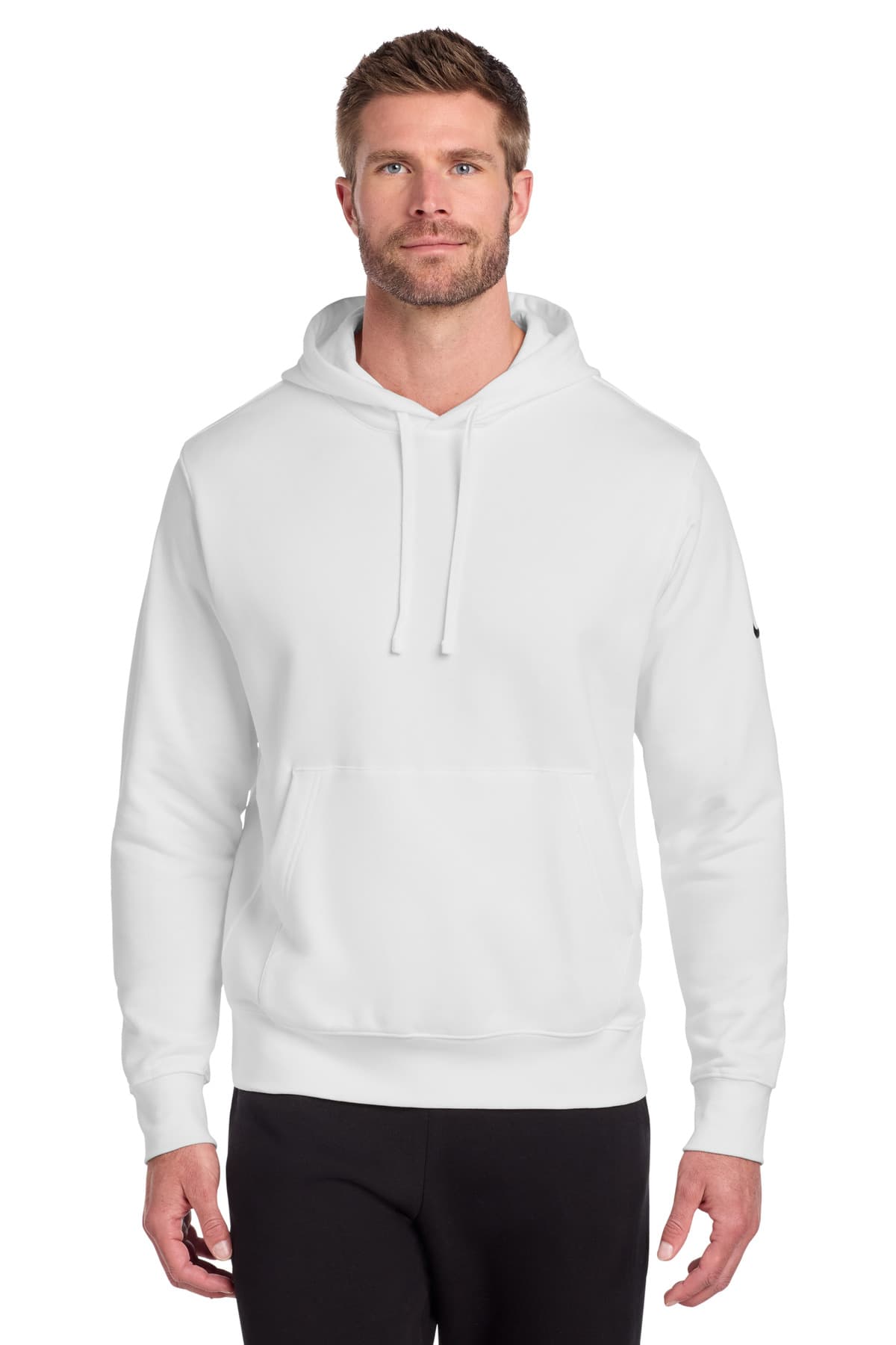Nike Club Fleece Sleeve Swoosh Pullover Hoodie NKDR1499 thumbnail 4