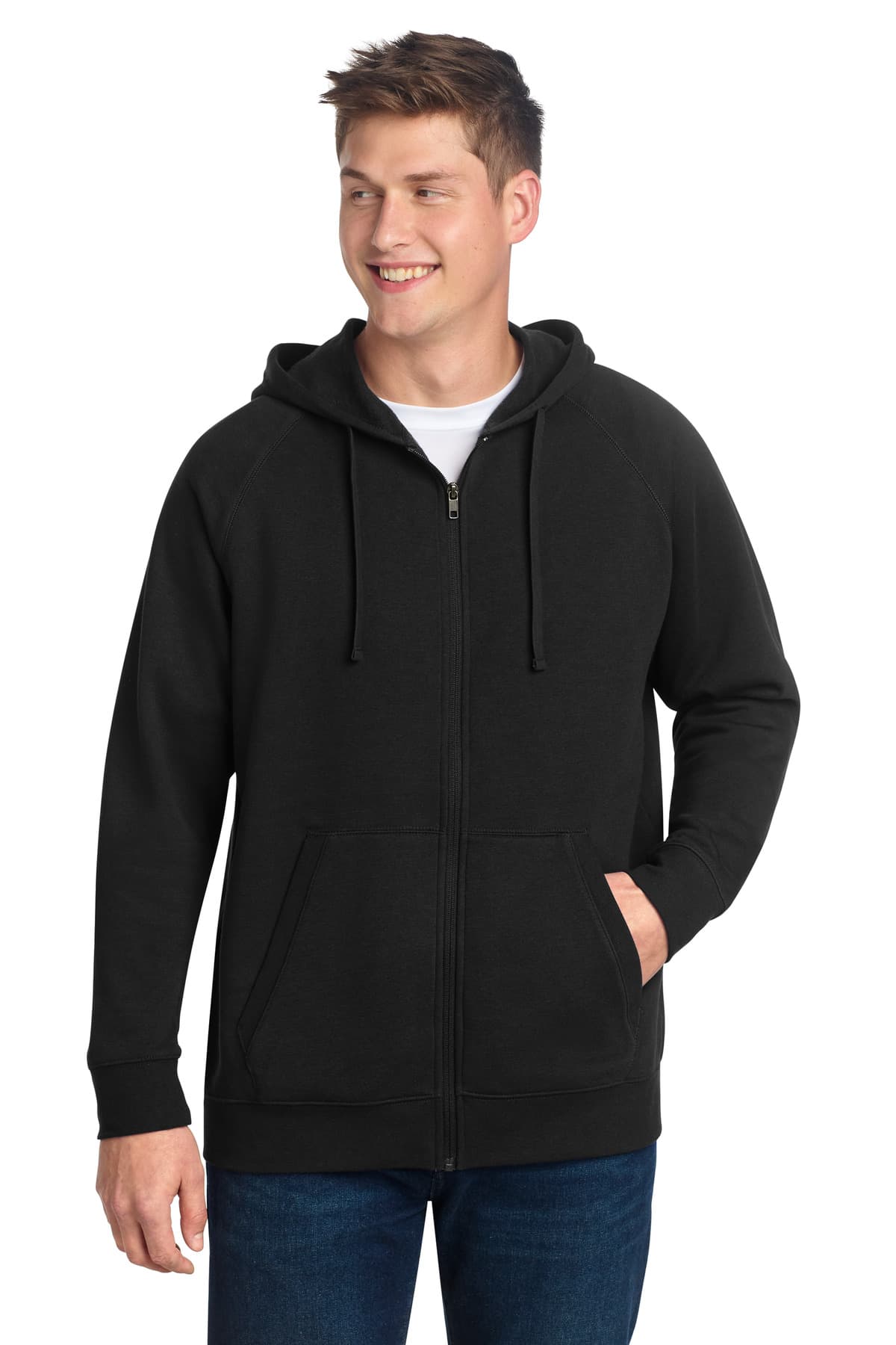 Sport-Tek ® Drive Fleece Hooded Full-Zip STF201 thumbnail 2