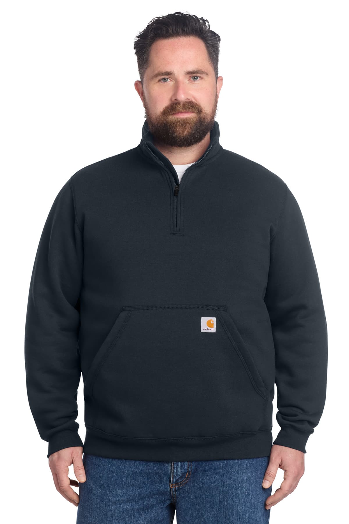 Carhartt ® Midweight 1/4-Zip Mock Neck Sweatshirt CT105294 thumbnail 5