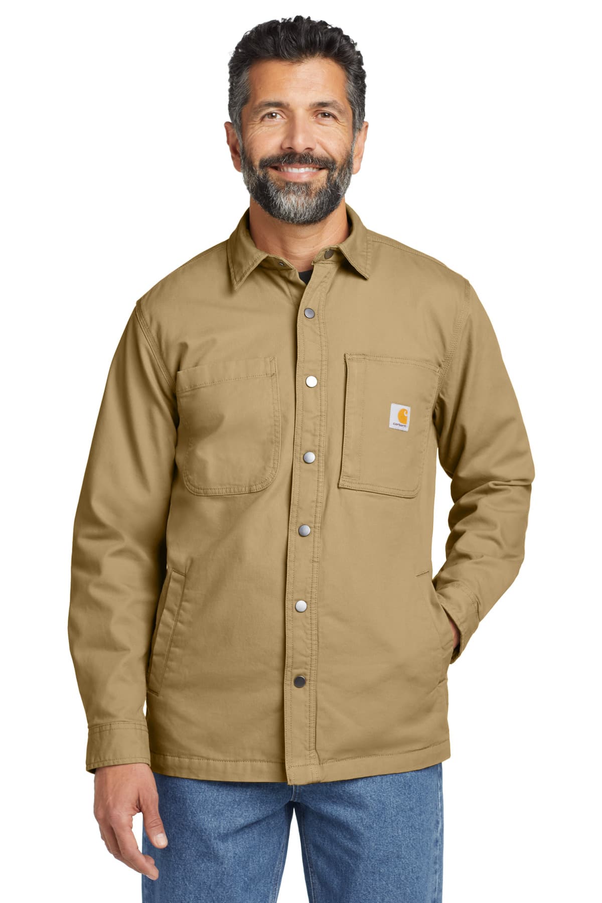 Carhartt ® Rugged Flex ® Fleece-Lined Shirt Jac CT105532 thumbnail 3