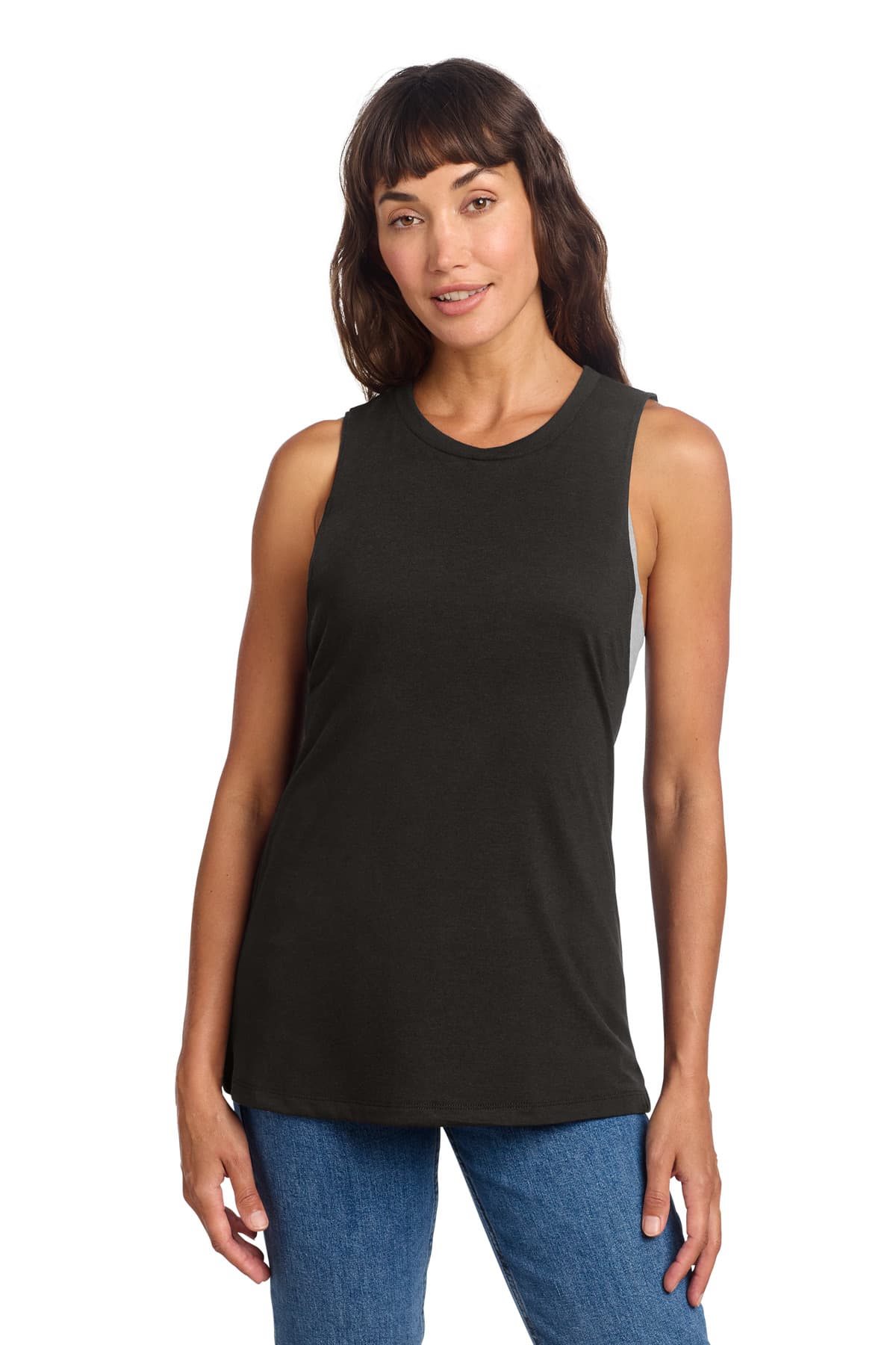 District ® Women's Perfect Tri ® Muscle Tank DT153 thumbnail 2