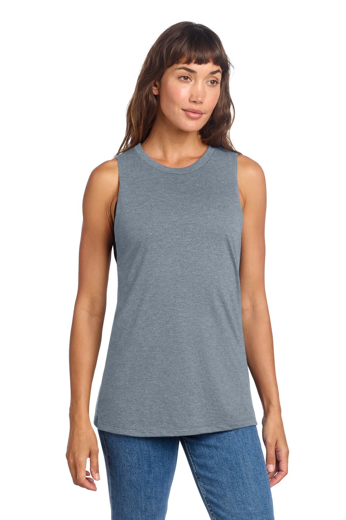 District ® Women's Perfect Tri ® Muscle Tank DT153 thumbnail 3