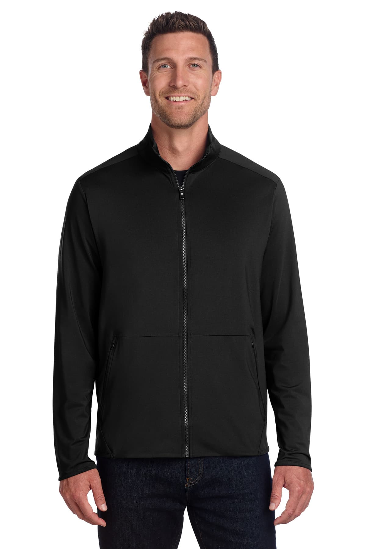 Port Authority ® Accord Stretch Fleece Full-Zip K595 thumbnail 2