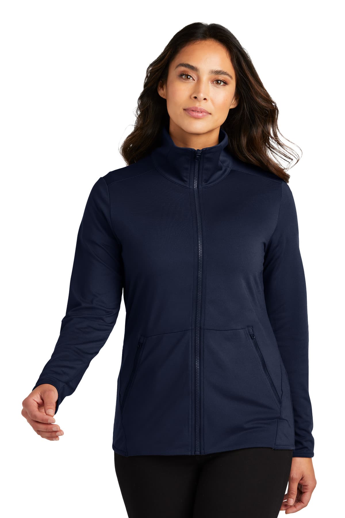 Port Authority ® Women's Accord Stretch Fleece Full-Zip LK595 thumbnail 4