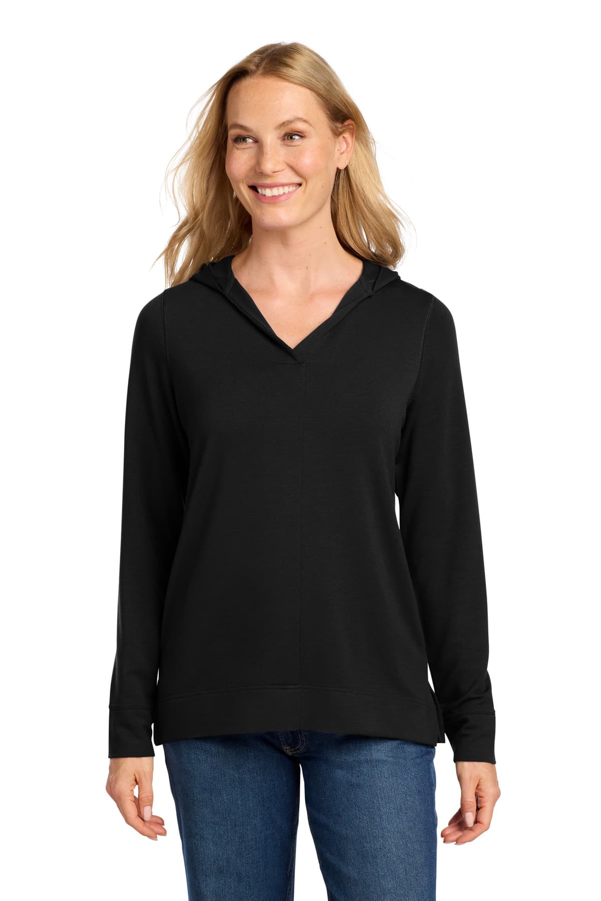 Port Authority ® Women's Microterry Pullover Hoodie LK826 thumbnail 4