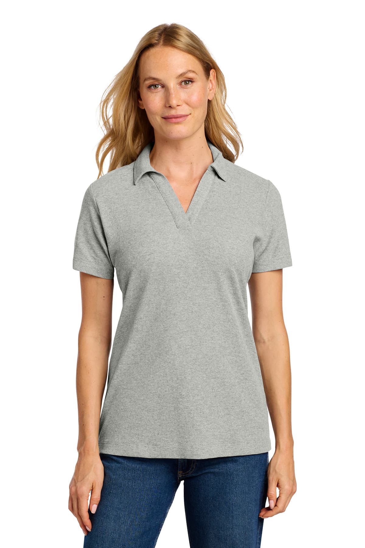 Port Authority ® Women's C-FREE ® Cotton Blend Pique Polo LK867 thumbnail 2