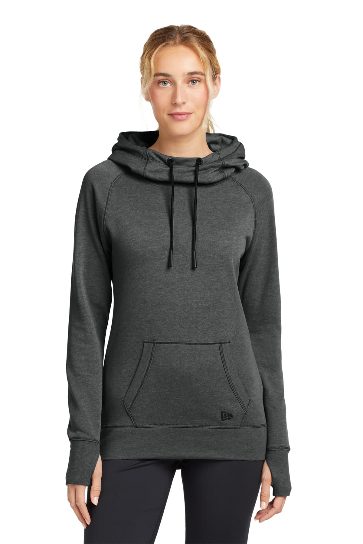 New Era ® Women's Tri-Blend Fleece Pullover Hoodie. LNEA510 thumbnail 2