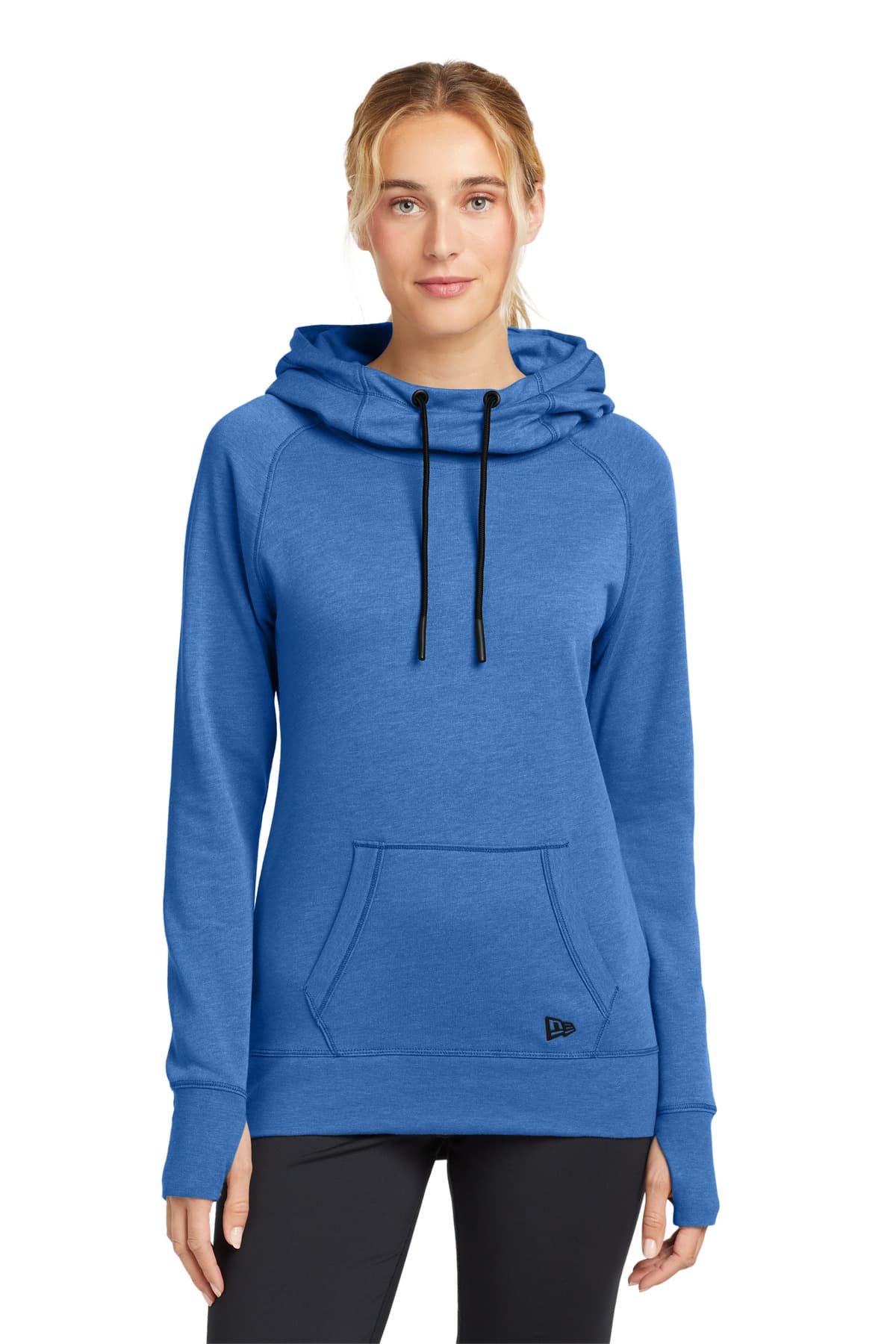 New Era ® Women's Tri-Blend Fleece Pullover Hoodie. LNEA510 thumbnail 4
