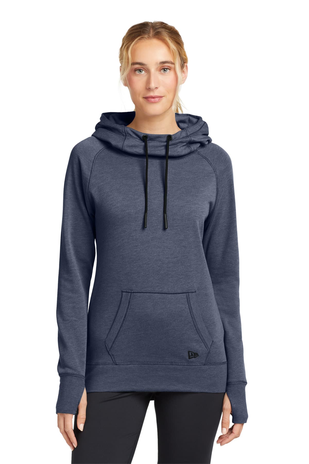 New Era ® Women's Tri-Blend Fleece Pullover Hoodie. LNEA510 thumbnail 3