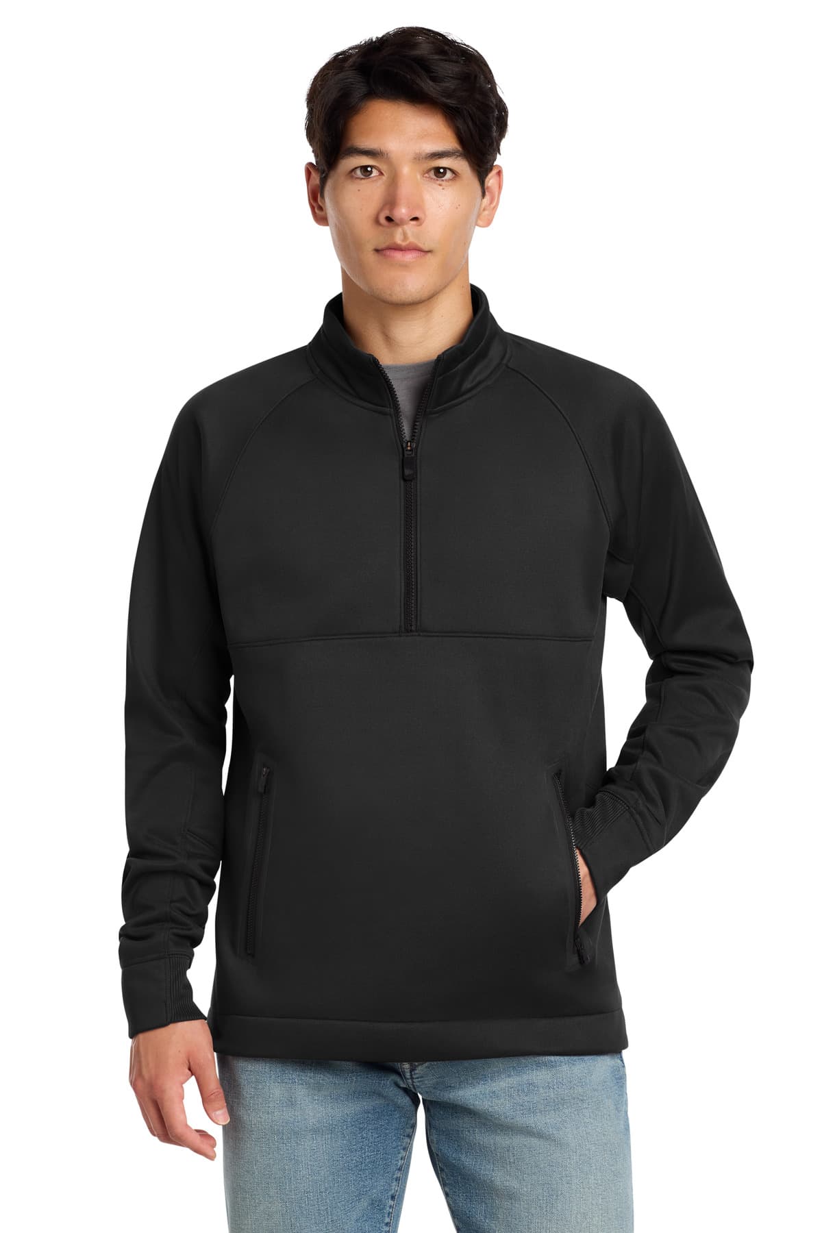 New Era ® Venue Fleece 1/4-Zip Pullover. NEA523 thumbnail 2