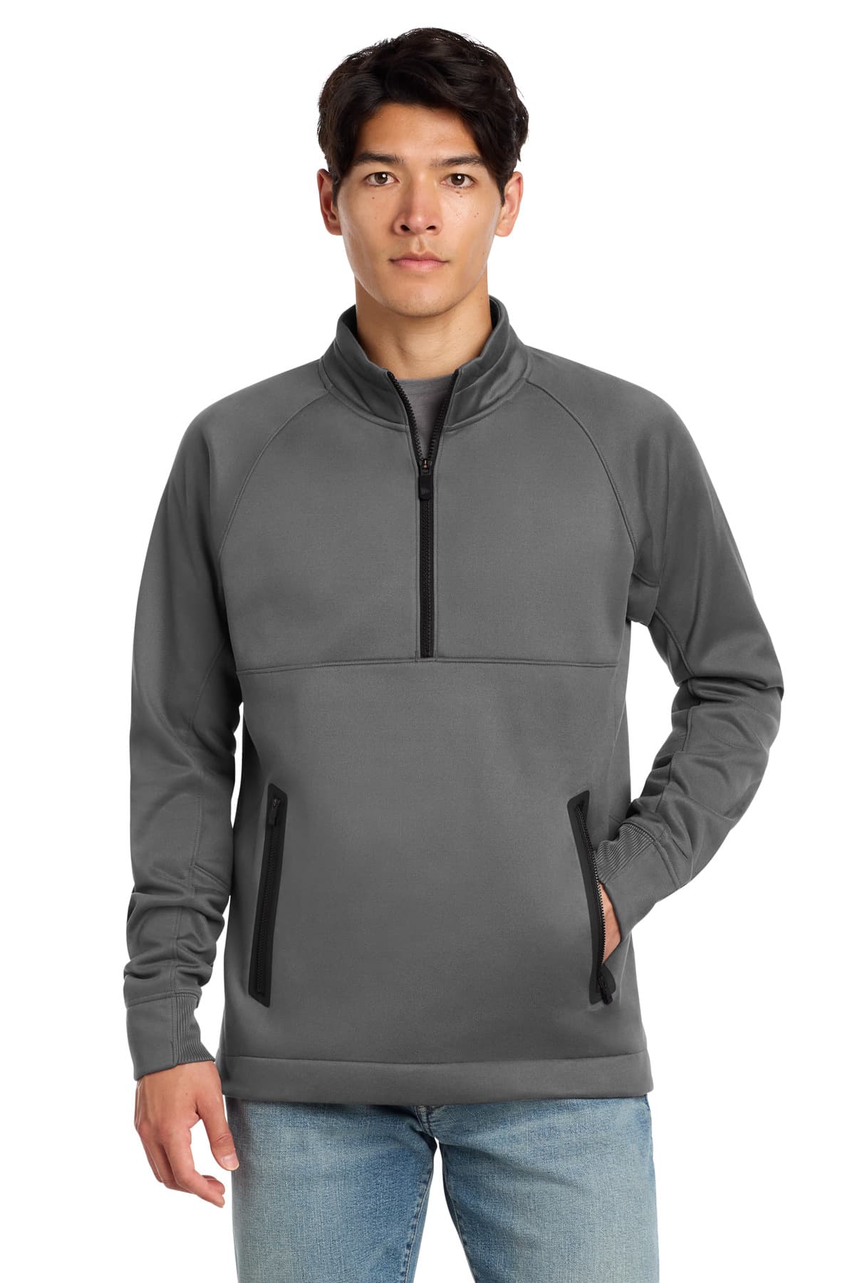 New Era ® Venue Fleece 1/4-Zip Pullover. NEA523 thumbnail 3