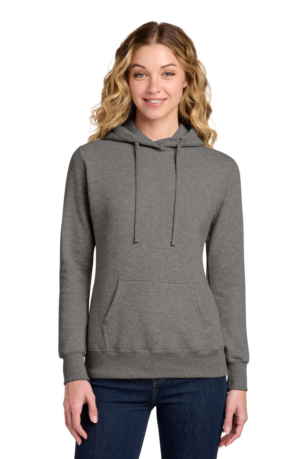 Port & Co  Women's Core Fleece Pullover Hooded Sweatshirt LPC78H thumbnail 5