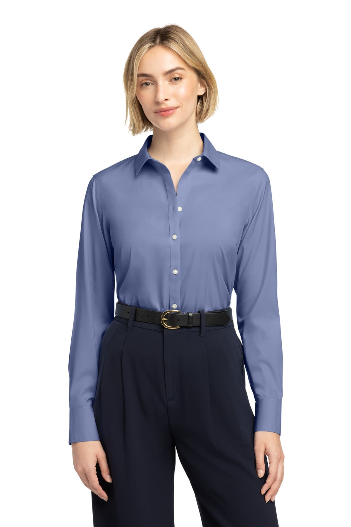 Brooks Brothers ® Women's Wrinkle-Free Stretch Pinpoint Shirt BB18001 thumbnail 2